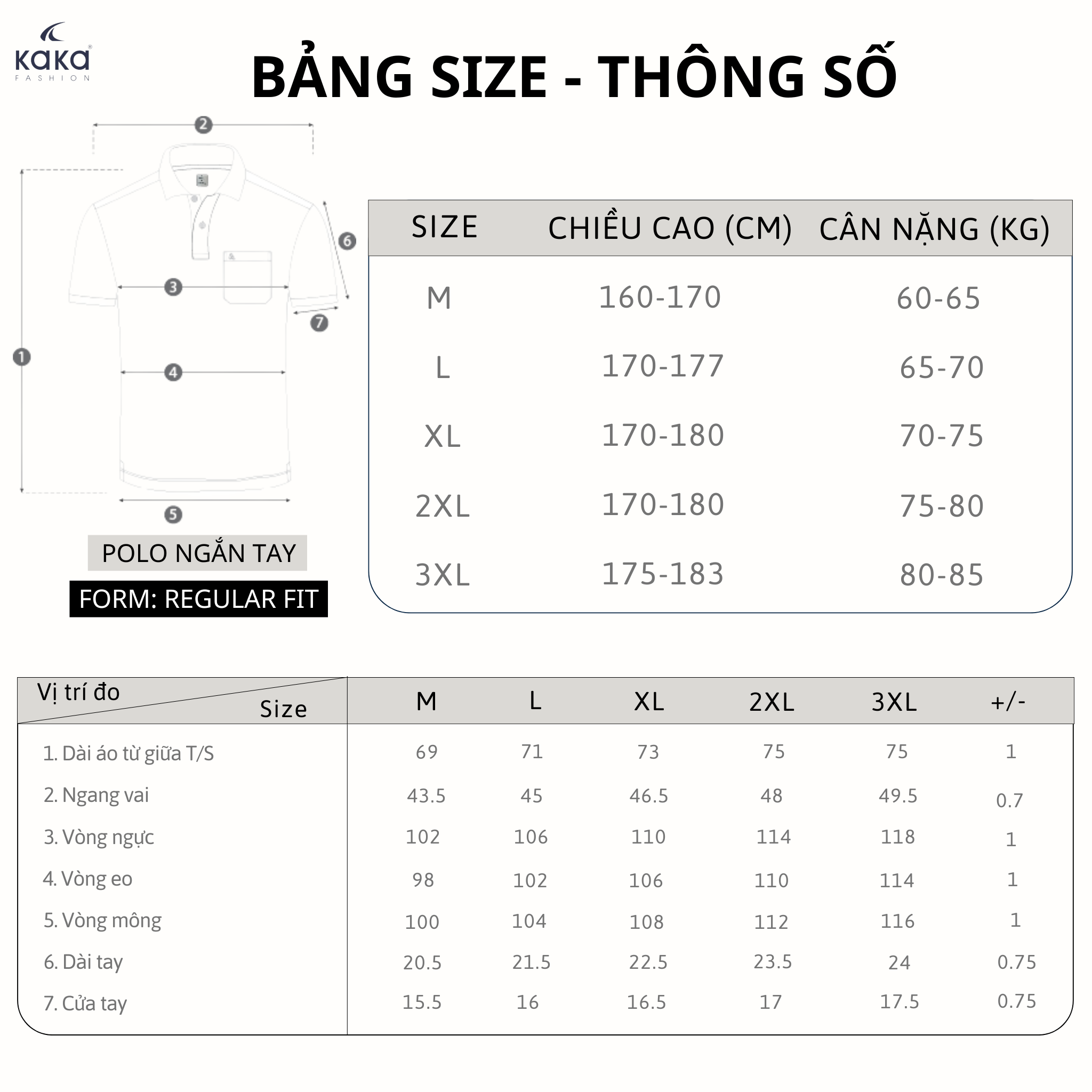 Áo Polo KaKa In Nổi Chữ Men_thumbnail_5