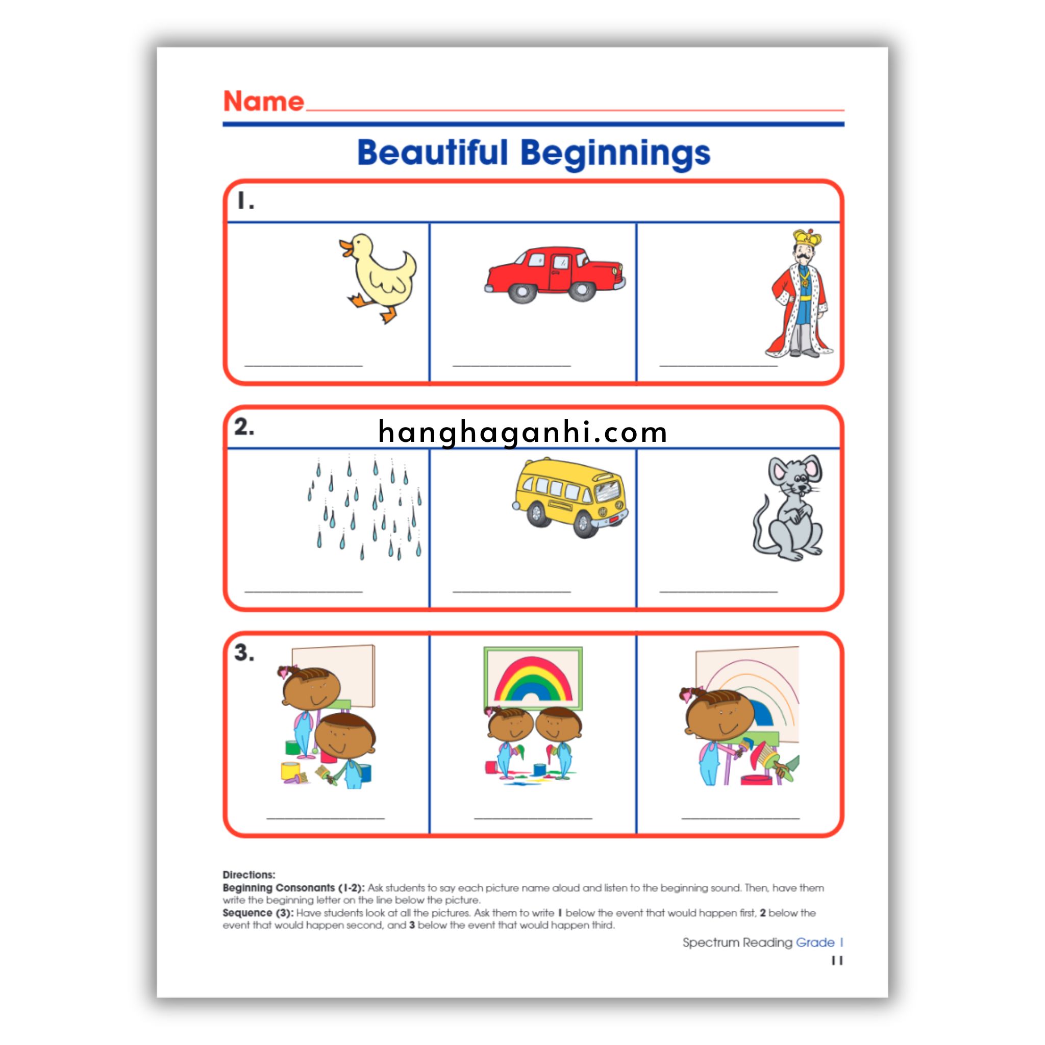 Sách Spectrum Reading Workbook Grade 1_thumbnail_15