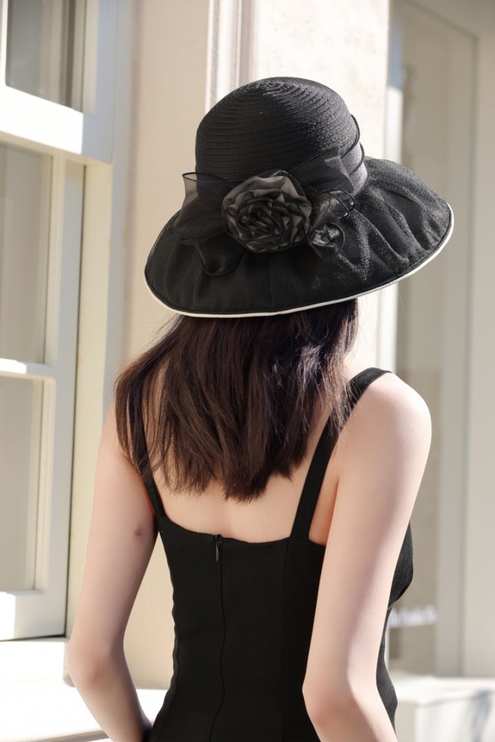 Mũ vành rộng có nơ hoa Hàn Quốc HZ2516_thumbnail_14