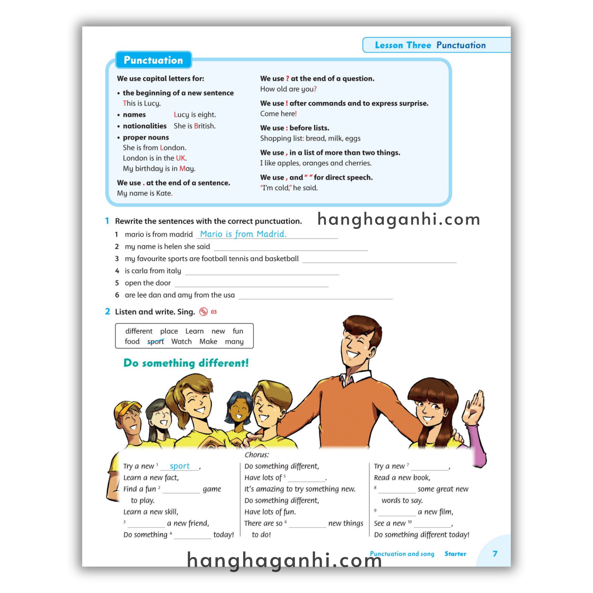 Bộ sách Family and Friends Level 5 (2nd , Student book và Work book) – Tặng kèm file nghe_thumbnail_6