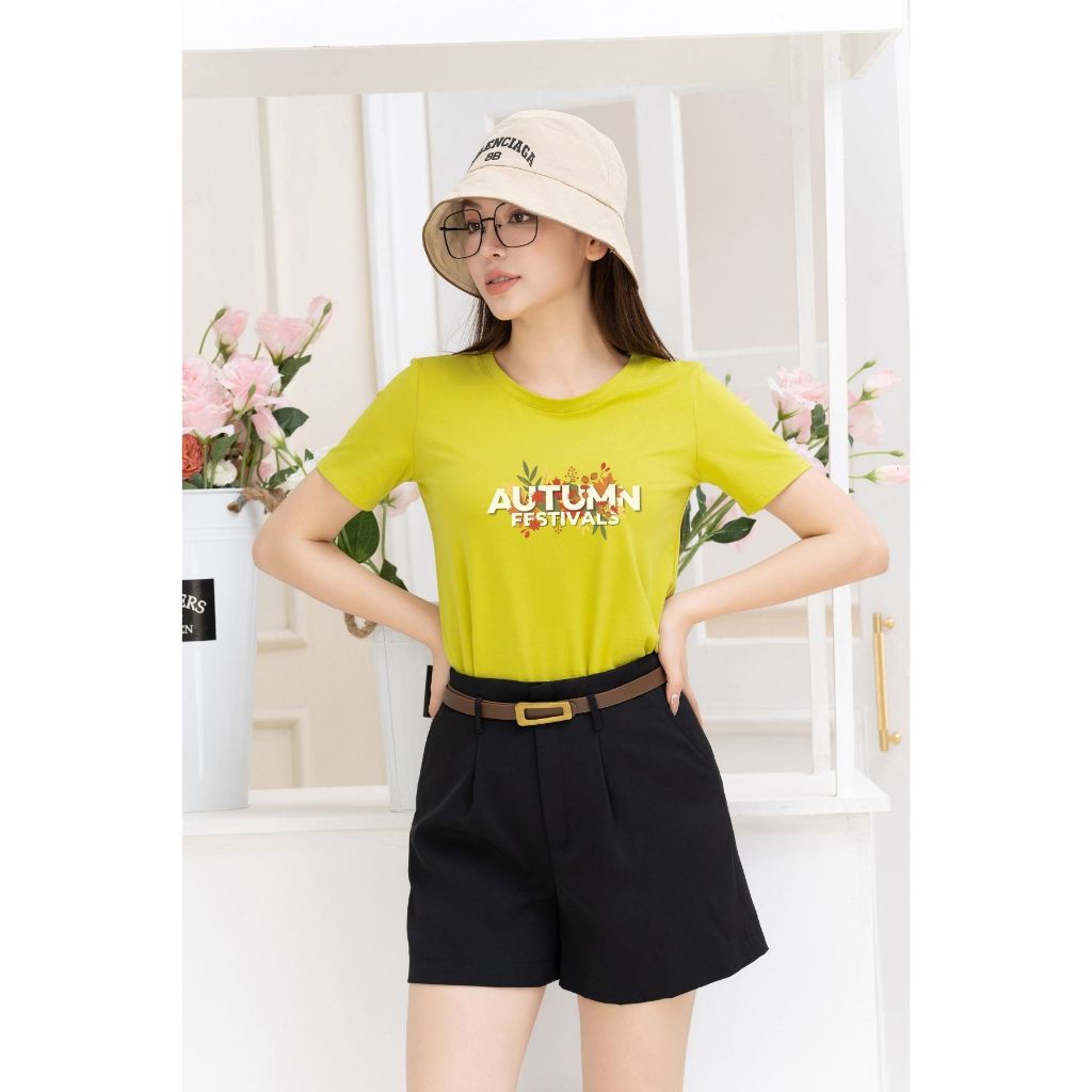 [Form Vừa] Áo phông nữ mùa hè dáng suông vừa chất liệu thun cotton thoáng mát - LOZA G0134_thumbnail_0