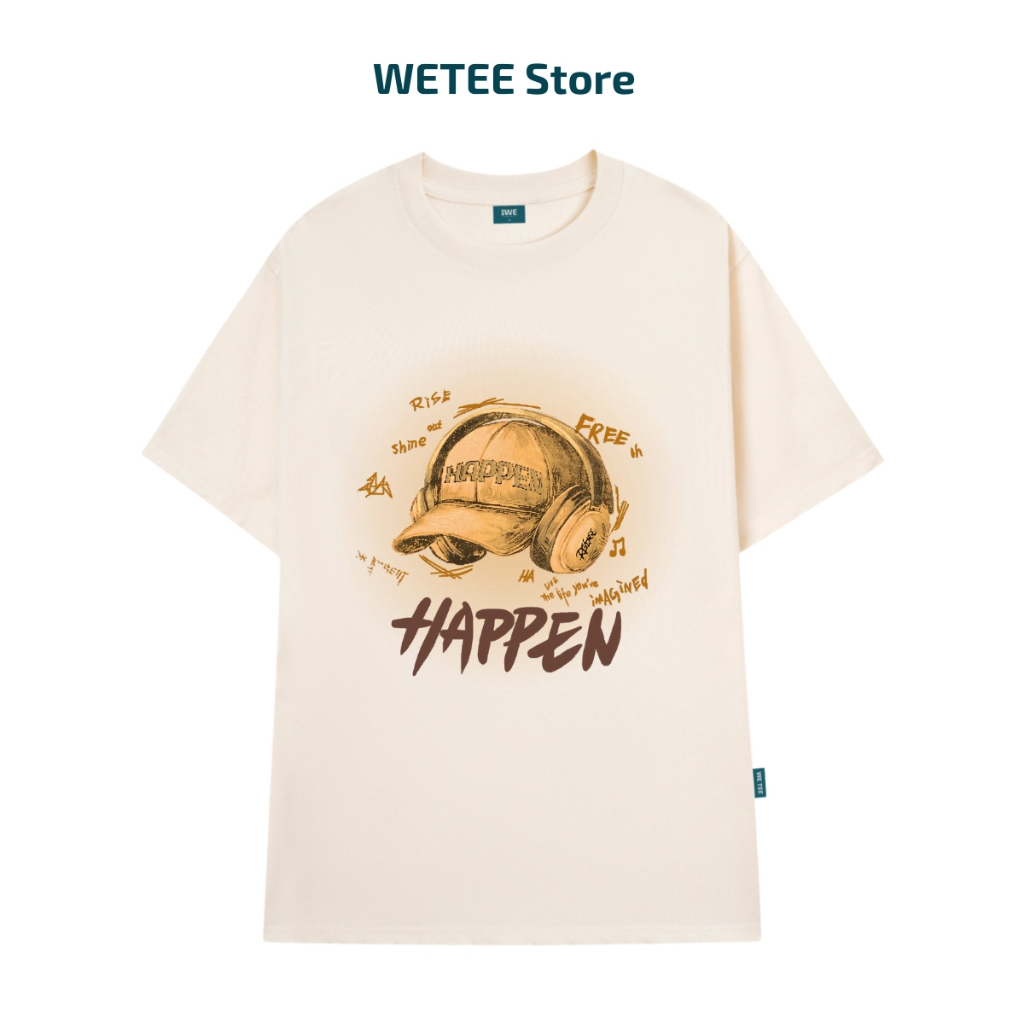 Áo phông oversize nam nữ hình mũ HAPPEN local brand We Tee - WU0956_thumbnail_3
