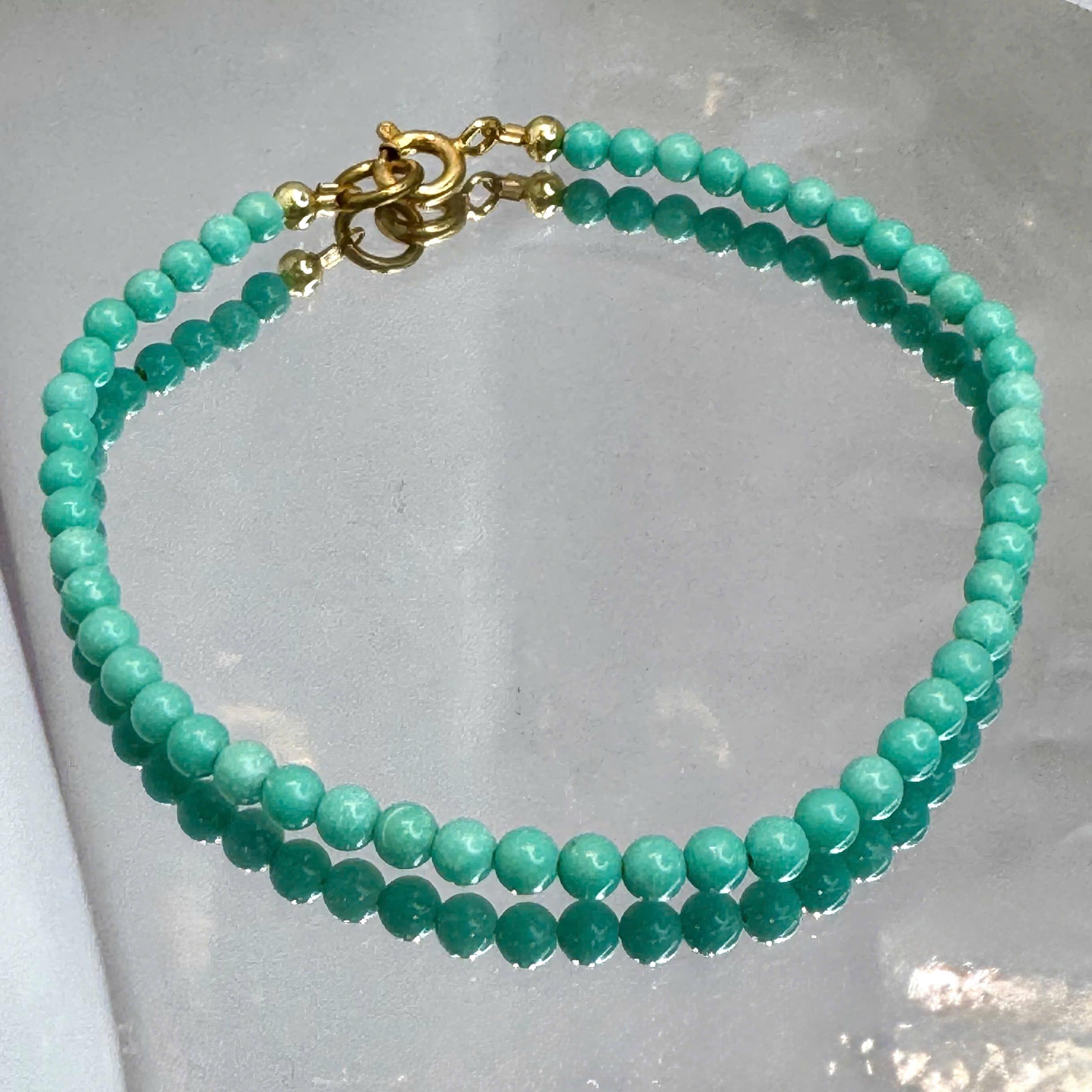 vòng tay phong thuỷ đá ngọc lam turquoise