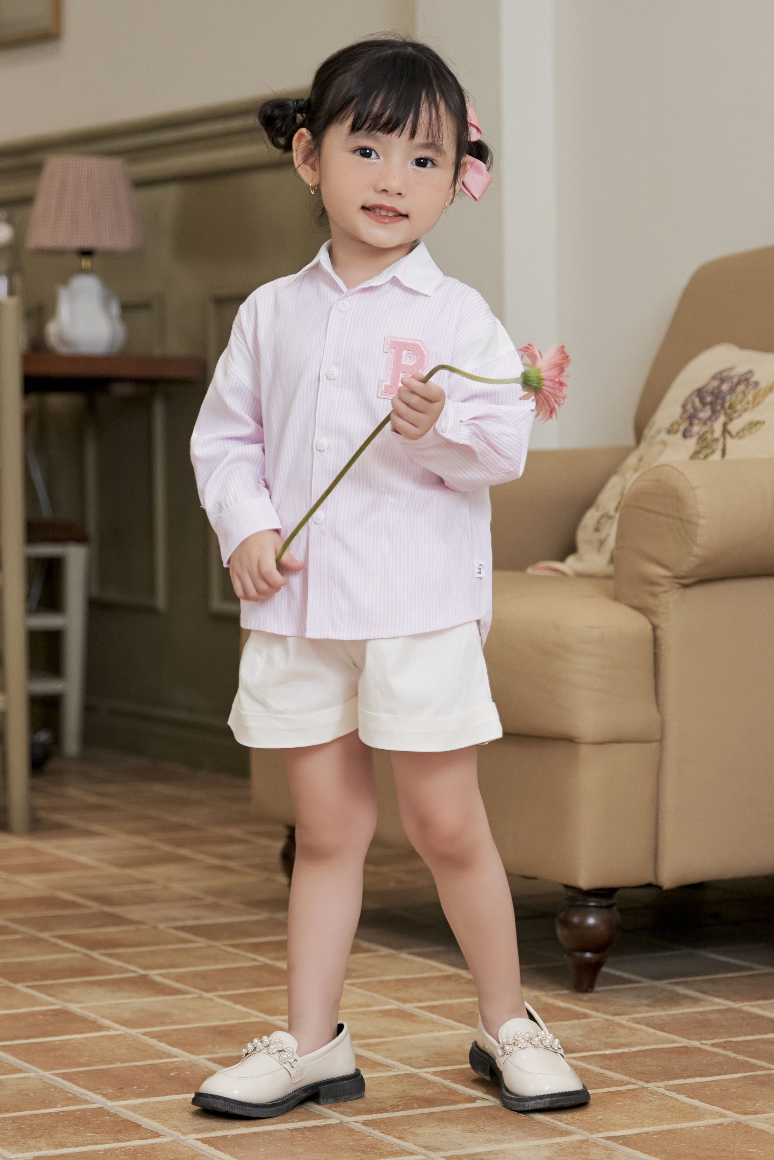 Sơ mi kẻ phối màu stick chữ nổi_thumbnail_0