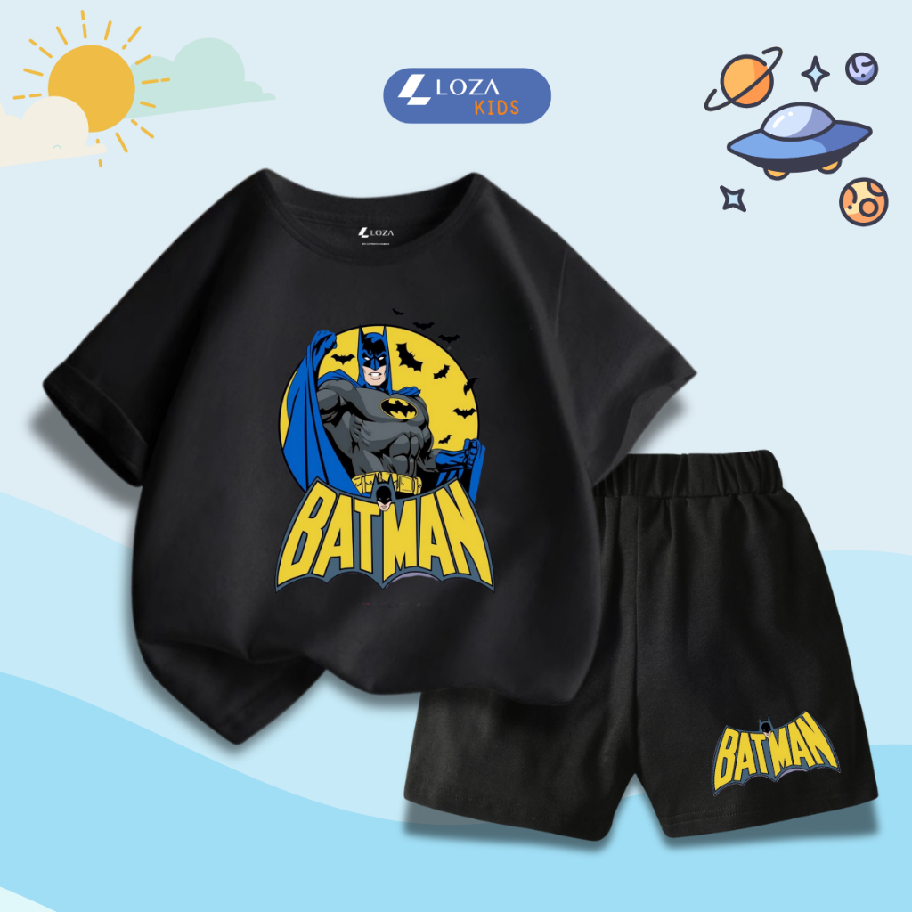 Set bộ bé trai in hình 'Mavel - Batman' - Loza Kids SB340_thumbnail_2