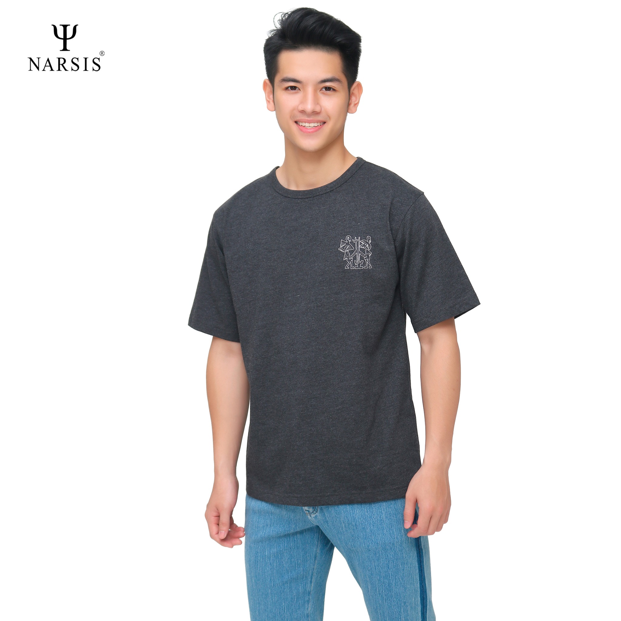 ÁO PHÔNG NAM D6022 NARSIS CHẤT LIỆU THOÁNG MÁT, DỄ CHỊU, THOẢI MÁI CẢ NGÀY, DỄ VẬN ĐỘNG