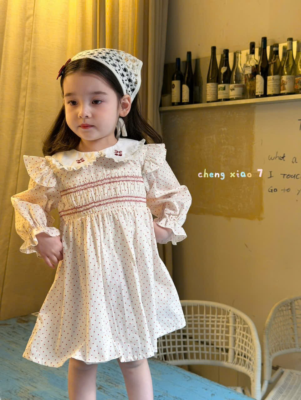 (E28) Váy thô cổ sen thêu cherry CX7_thumbnail_0