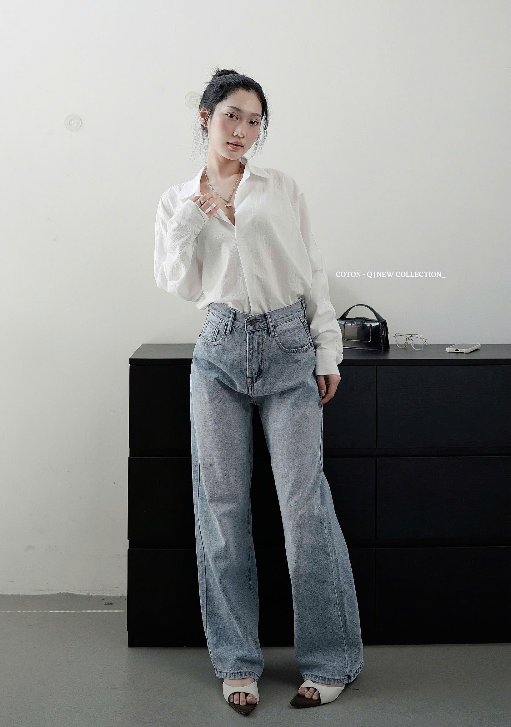 Áo somi tay dài phối kiểu ( HỒNG CAM )_thumbnail_32