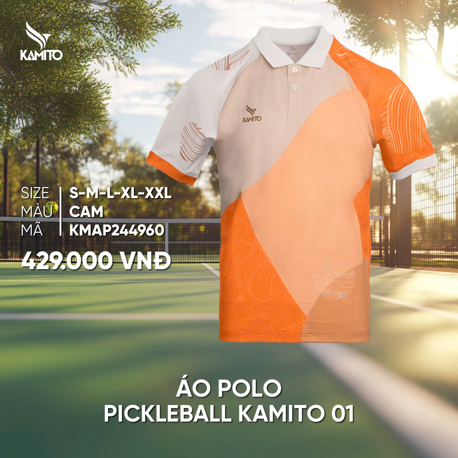 ÁO POLO PICKLEBALL KAMITO