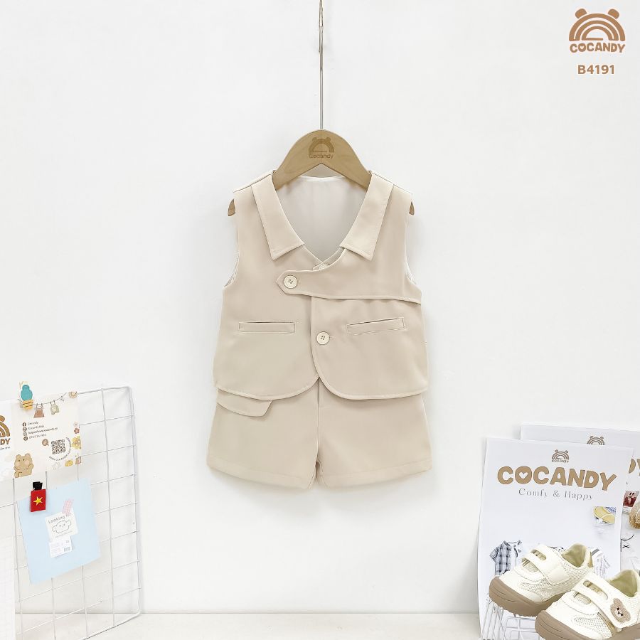 Bộ cộc gile BE cổ bẻ vạt ngực chéo_thumbnail_5