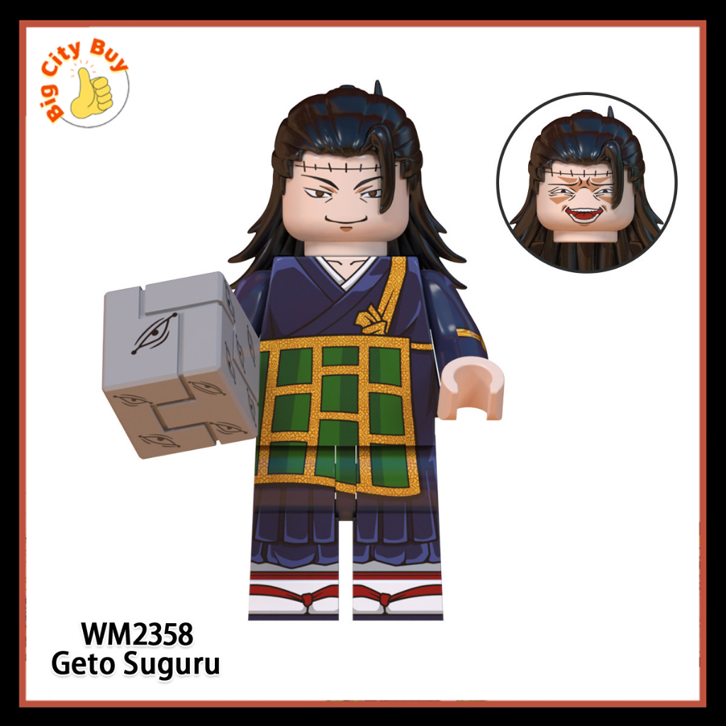 Mô hình Jujutsu Kaisen Minifigure Chú Thuật Hồi Chiến Đồ Chơi Lắp Ráp Anime Nổi Tiếng Nhật Bản Gojo Yuji_thumbnail_4