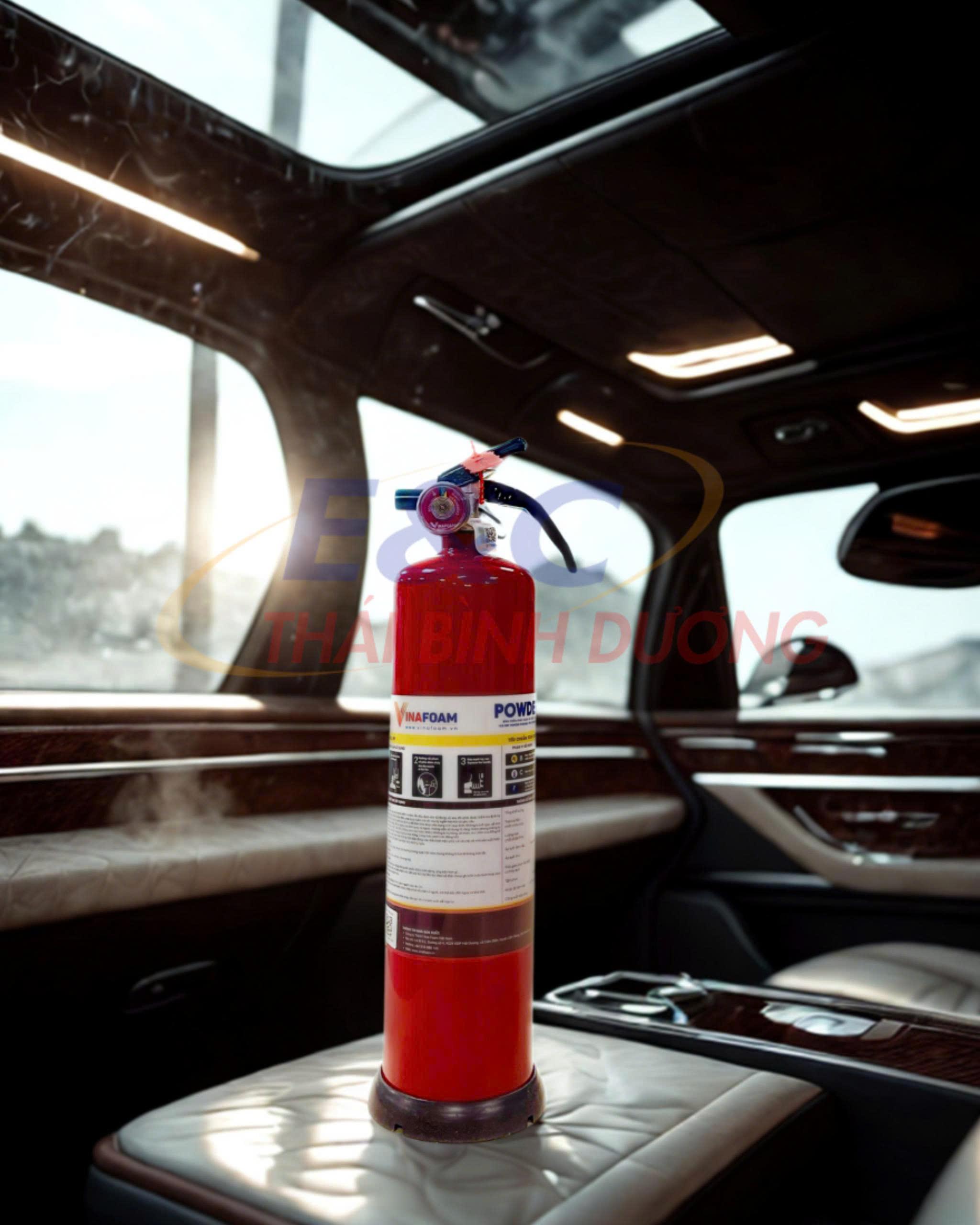 Bình chữa cháy bột ABC 1kg VinaFoam VP1 (Tem kiểm định)