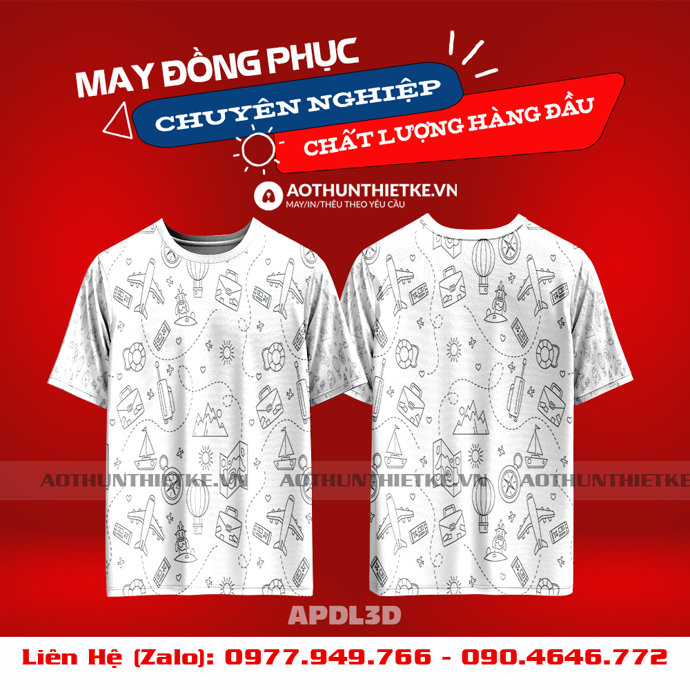 Áo Phông Du Lịch 3D-TK56