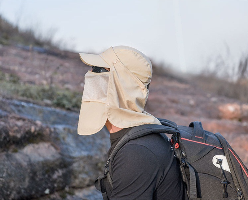 Mũ lưỡi trai đa năng có che gáy tháo rời #HZ2525_thumbnail_8