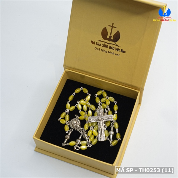 Chuỗi Mân côi 50 đá Itay (màu vàng)_thumbnail_3