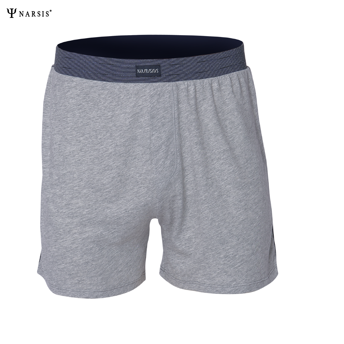 Quần đùi nam big size Narsis S24008 chất cotton, thiết kế thoáng khí, phù hợp mùa hè.