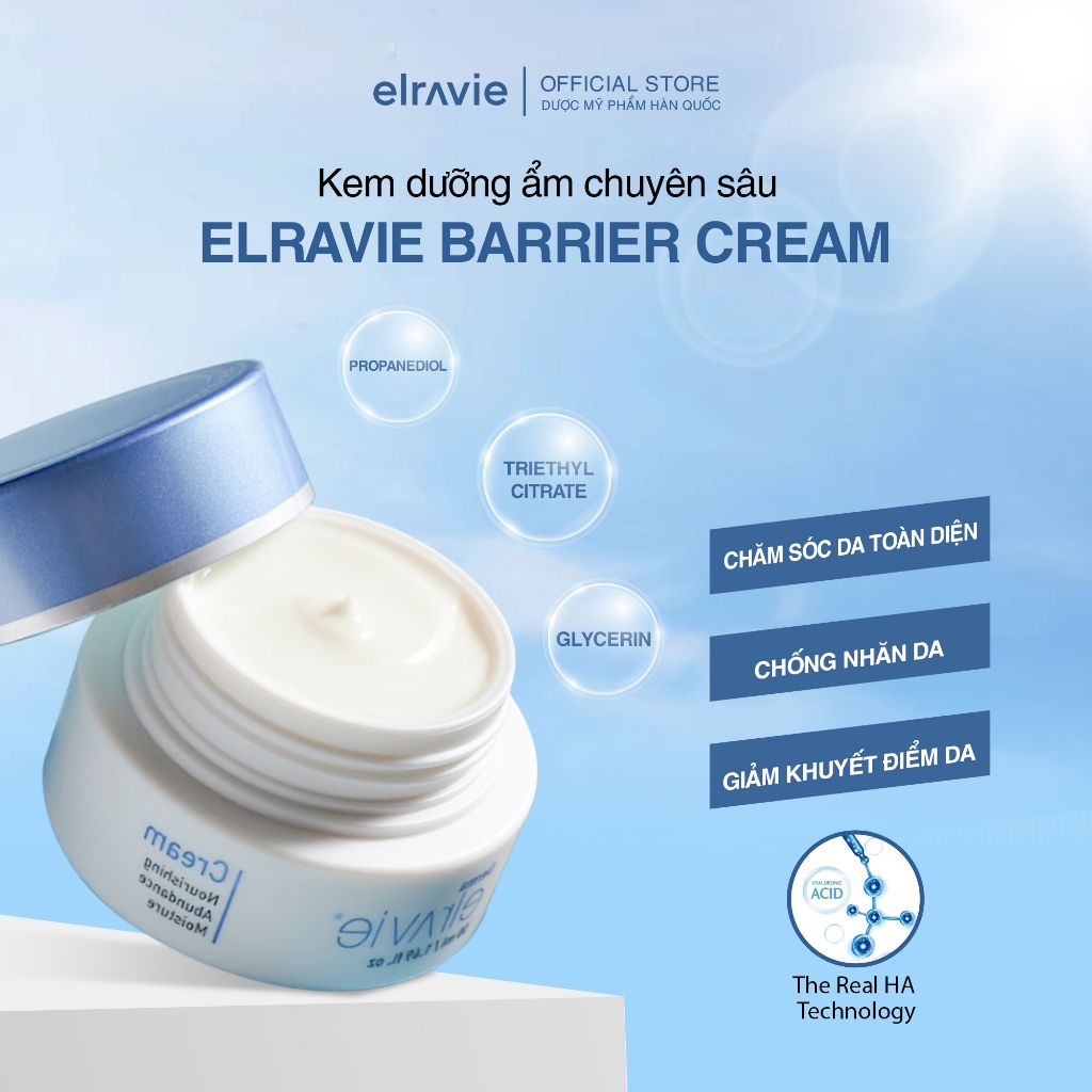 Kem Dưỡng Da Cấp Ẩm & Giảm Nếp Nhăn Elravie Intensive Barrier Crem 50ml_thumbnail_2