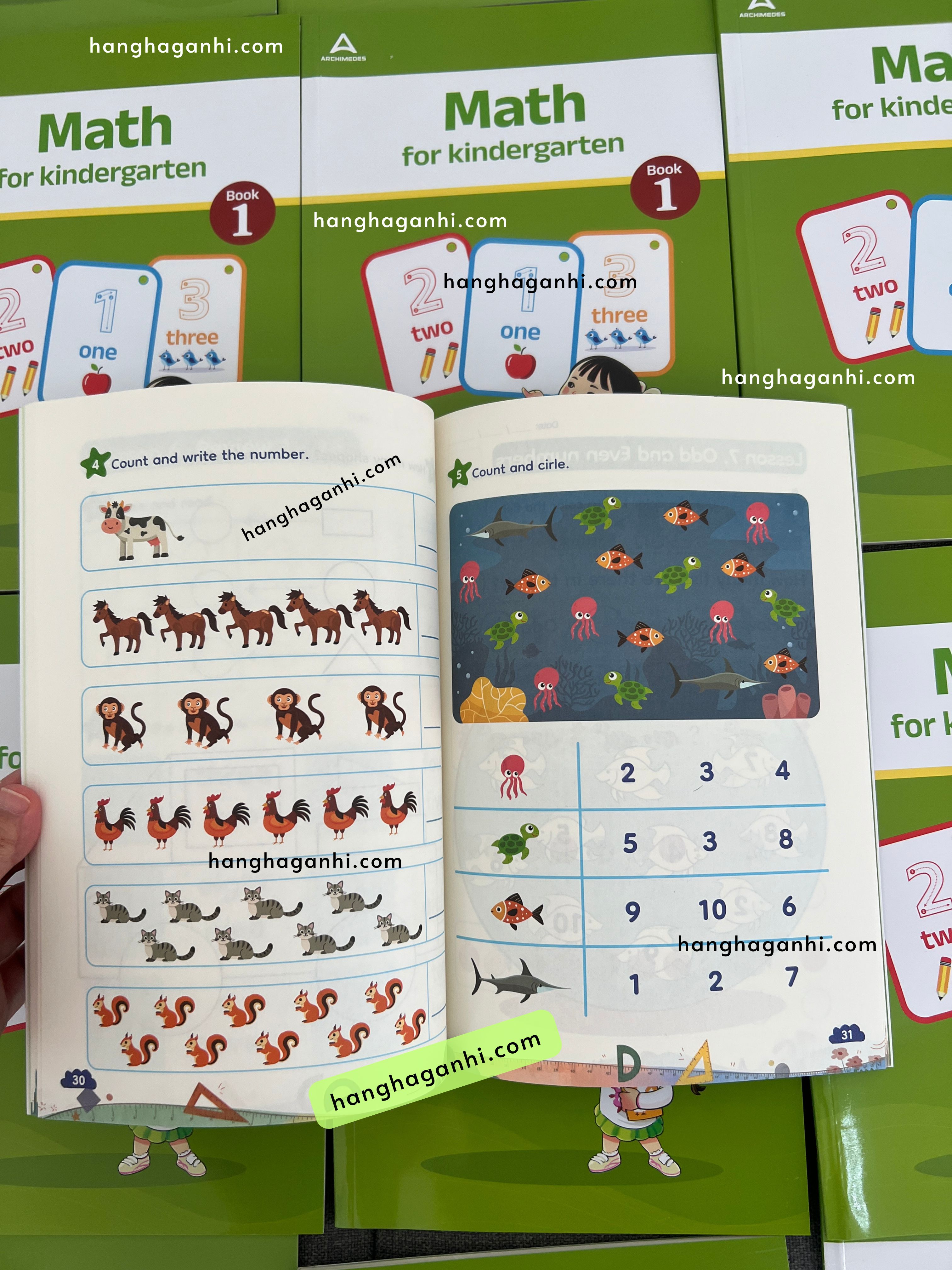 Sách Archimedes Math for Kindergarten Book 1, Toán tiếng Anh mầm non_thumbnail_4