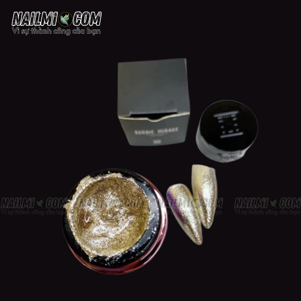 Gel Nhũ viền -  ánh vàng gold - 602 - Barbie Mirage_thumbnail_1