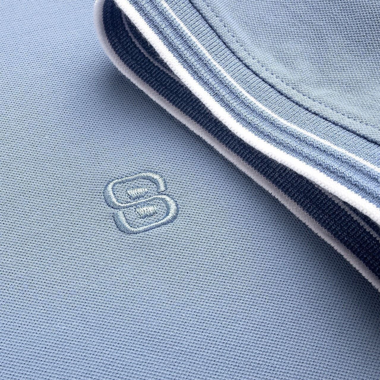 Áo Polo Super Brother Cotton Cá Sấu Logo Thêu Màu Kem_thumbnail_4