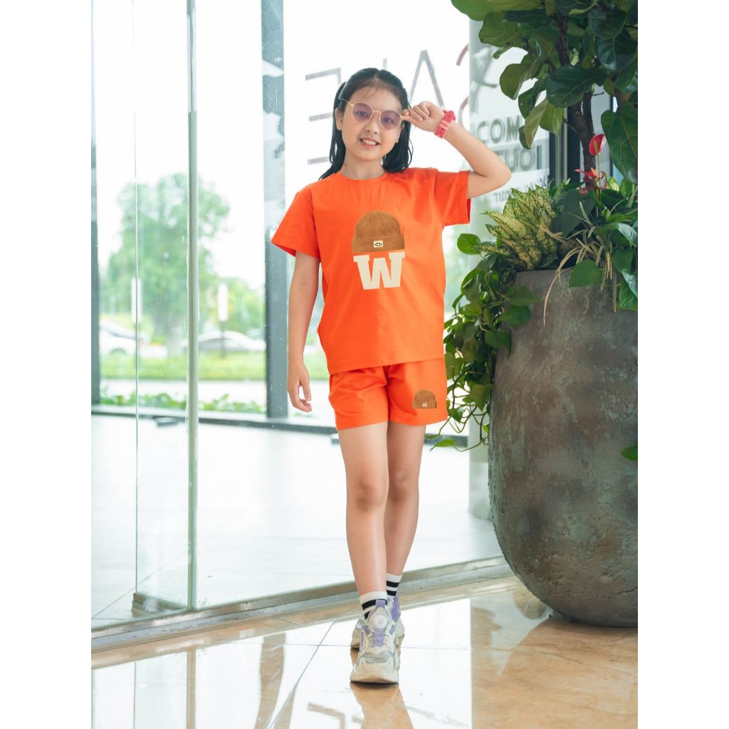 Bộ đồ bé gái in hình 'mũ W' - Loza Kids SB02_thumbnail_2