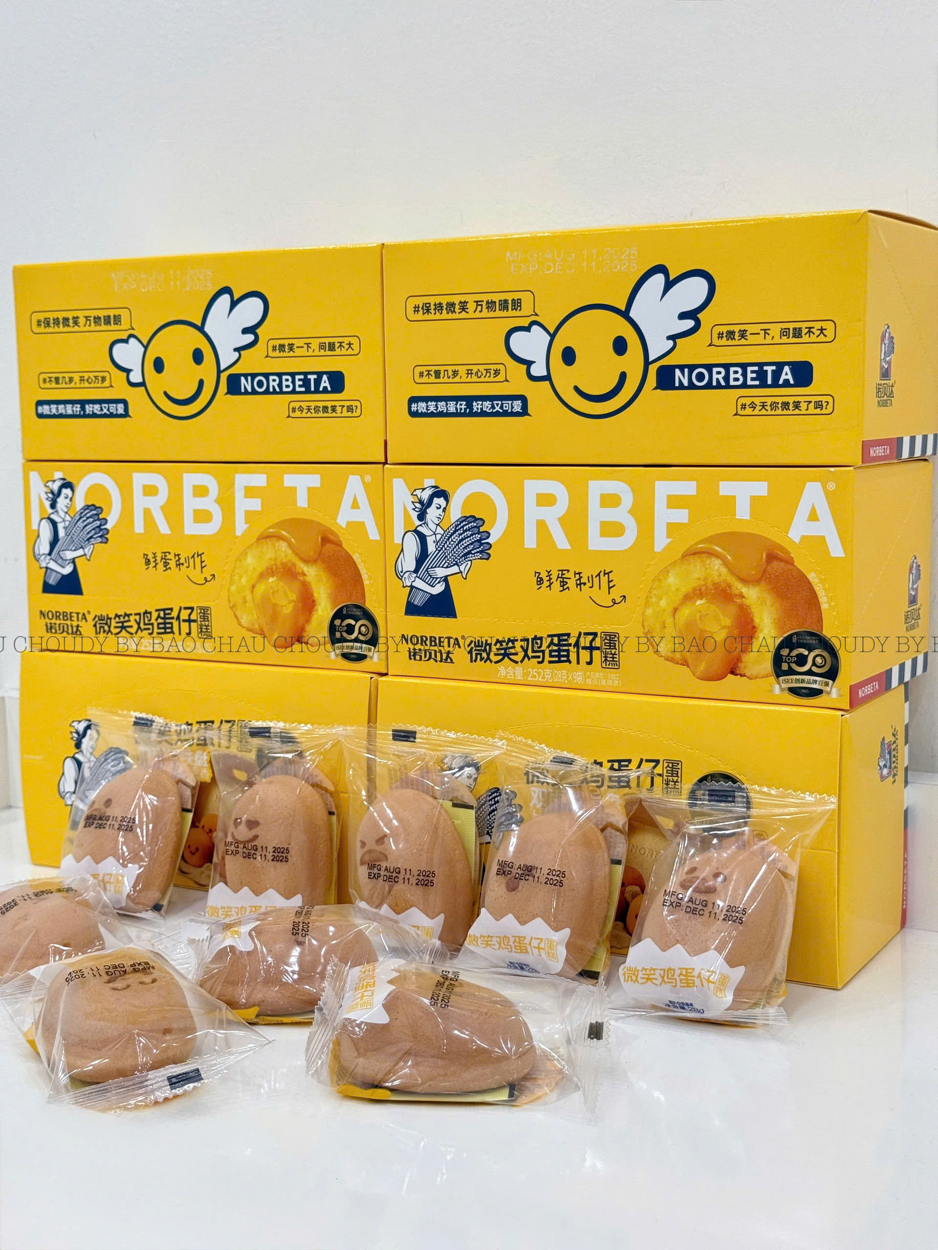 S223 SET 2 HỘP BÁNH TRỨNG MẶT CẢM XÚC