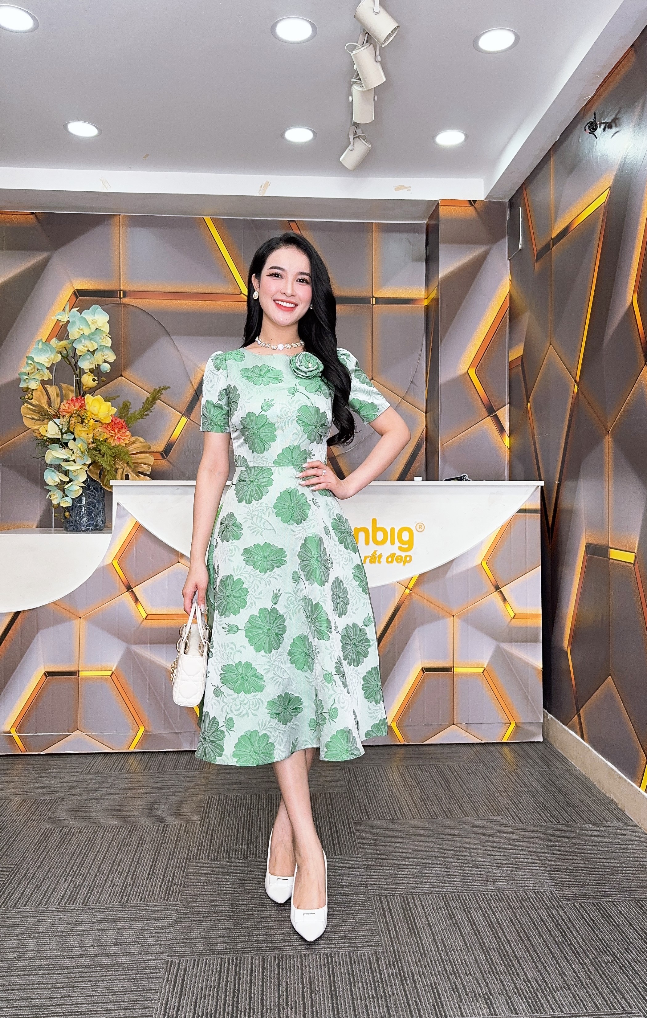 Đầm xòe - Y1823 - Thương hiệu Zonbig_thumbnail_0