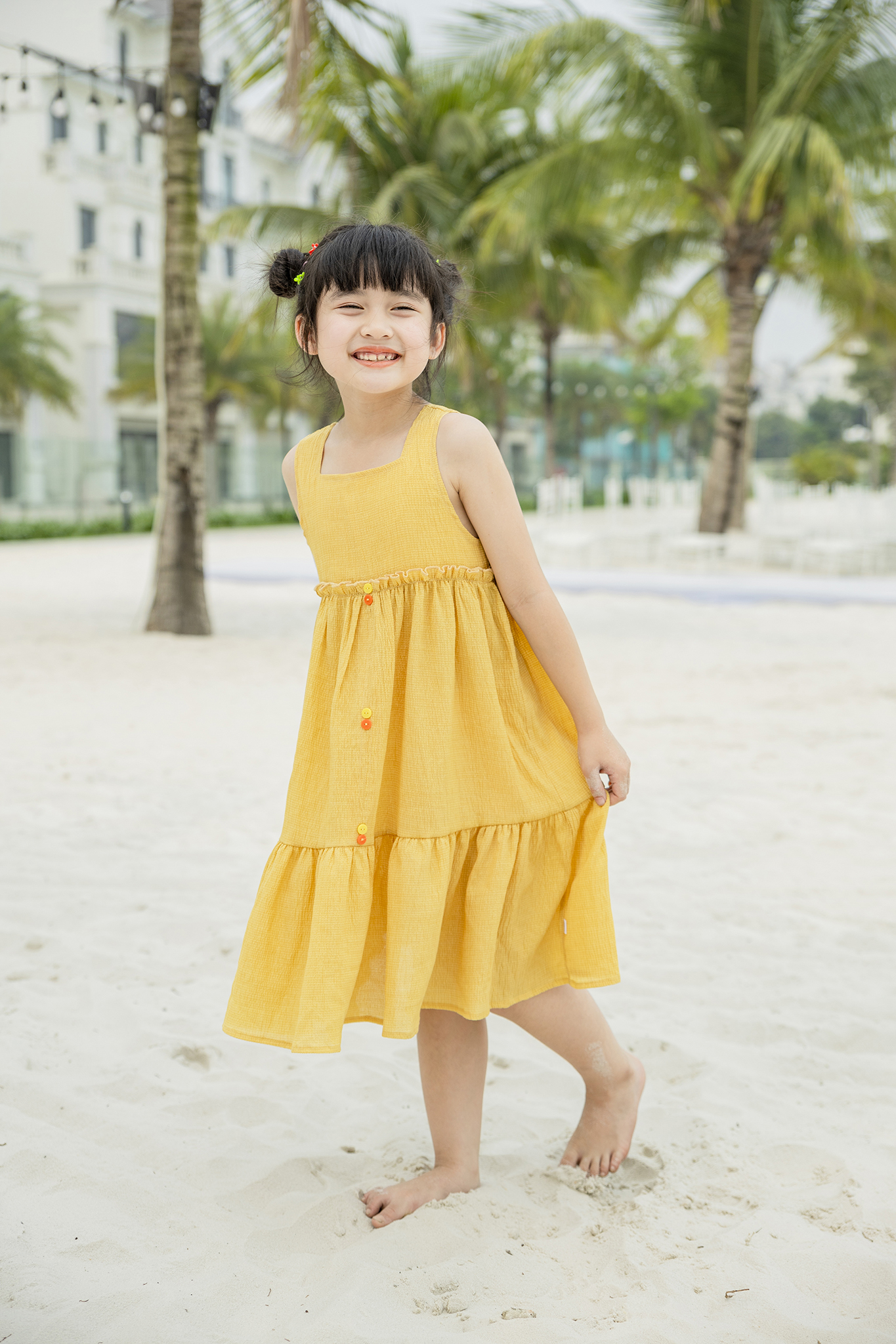 Váy đi biển cổ vuông nẹp giả_thumbnail_0