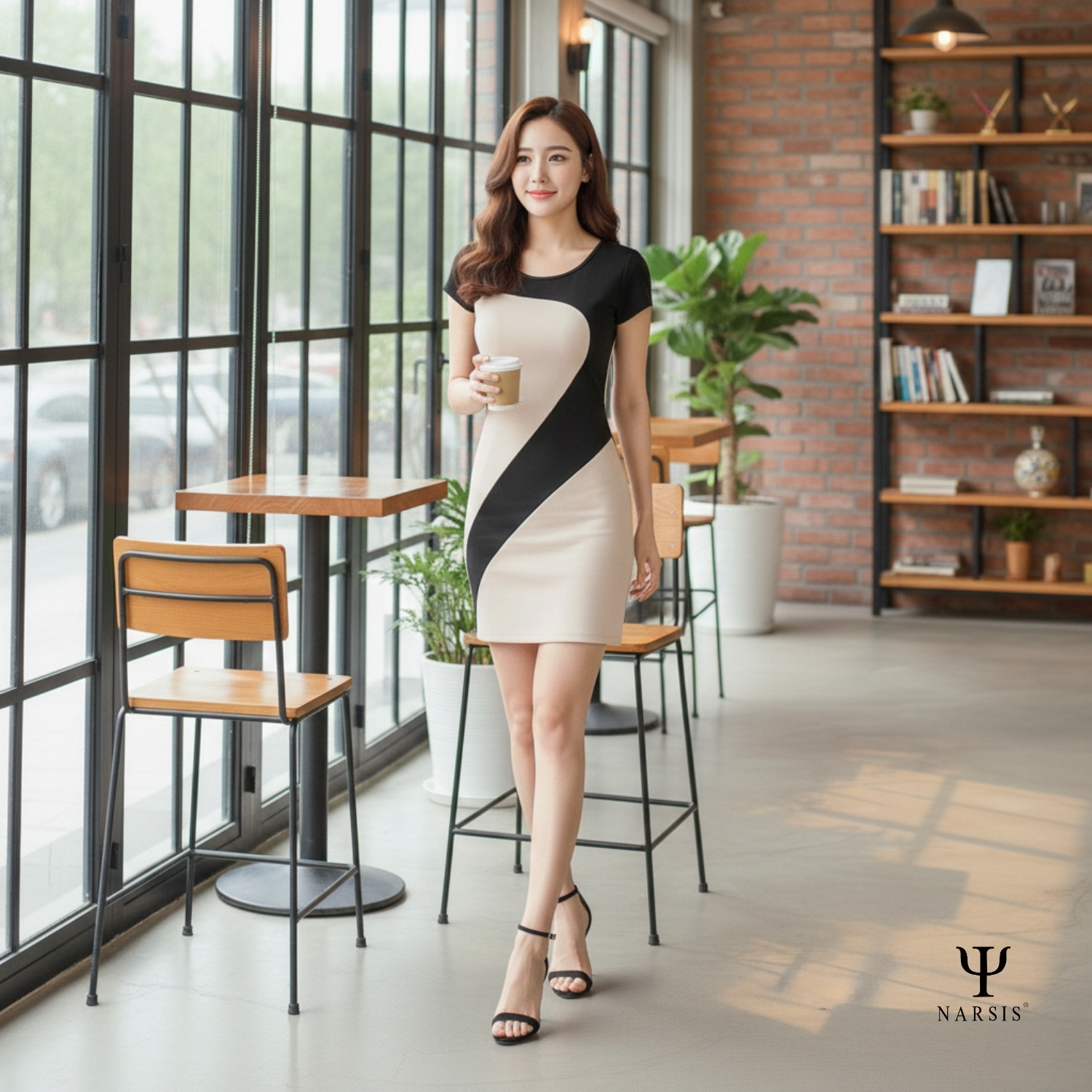 VÁY NỮ NEW1250 NARSIS CHẤT LIỆU THOÁNG MÁT, DỄ CHỊU, THOẢI MÁI CẢ NGÀY, DỄ VẬN ĐỘNG