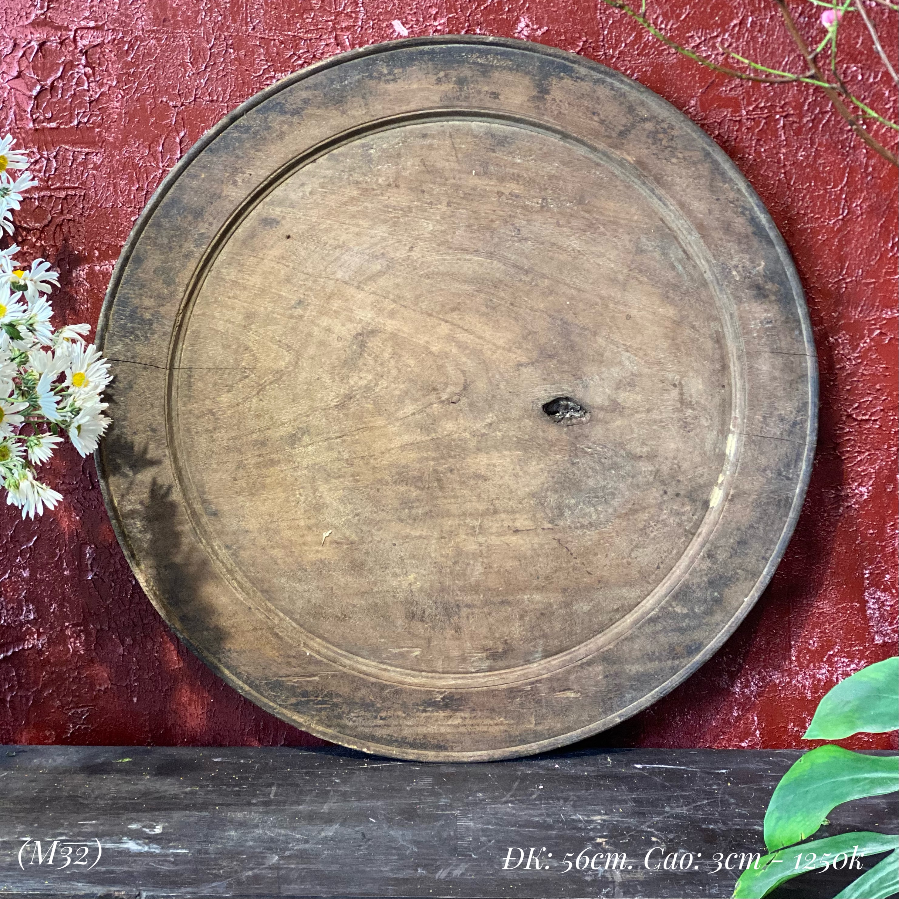 Mâm gỗ M32 - Đường kính 56cm