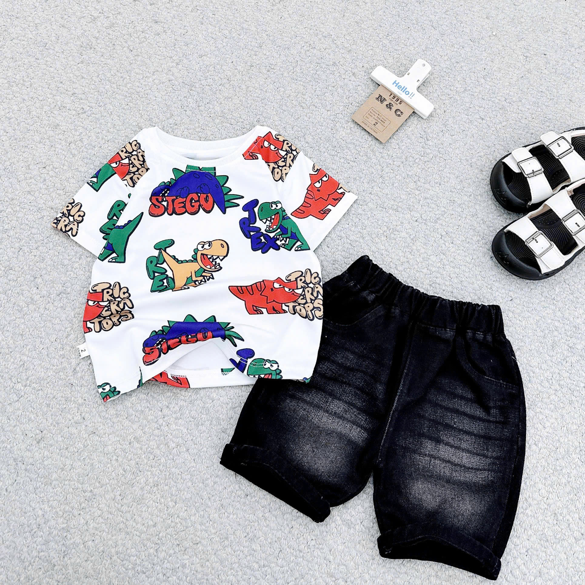 N36 BỘ CỘC QUẦN BÒ KHỦNG LONG STEGO- A116.789