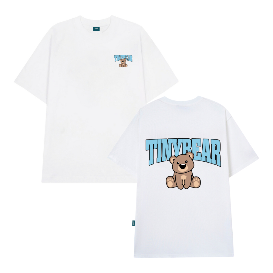 Áo thun unisex hình gấu in 2 mặt nhiều mẫu local brand 𝐖𝐞 𝐓𝐞𝐞 dáng oversize rộng- T006_thumbnail_5