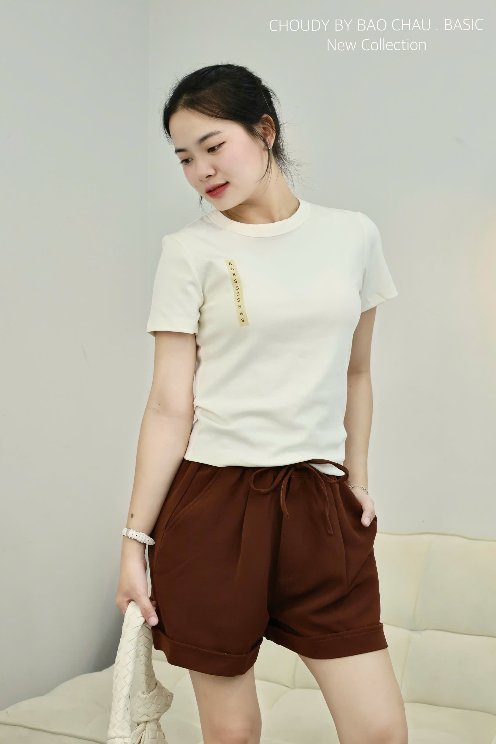 SALE Q930 QUẦN SHORT NÂU