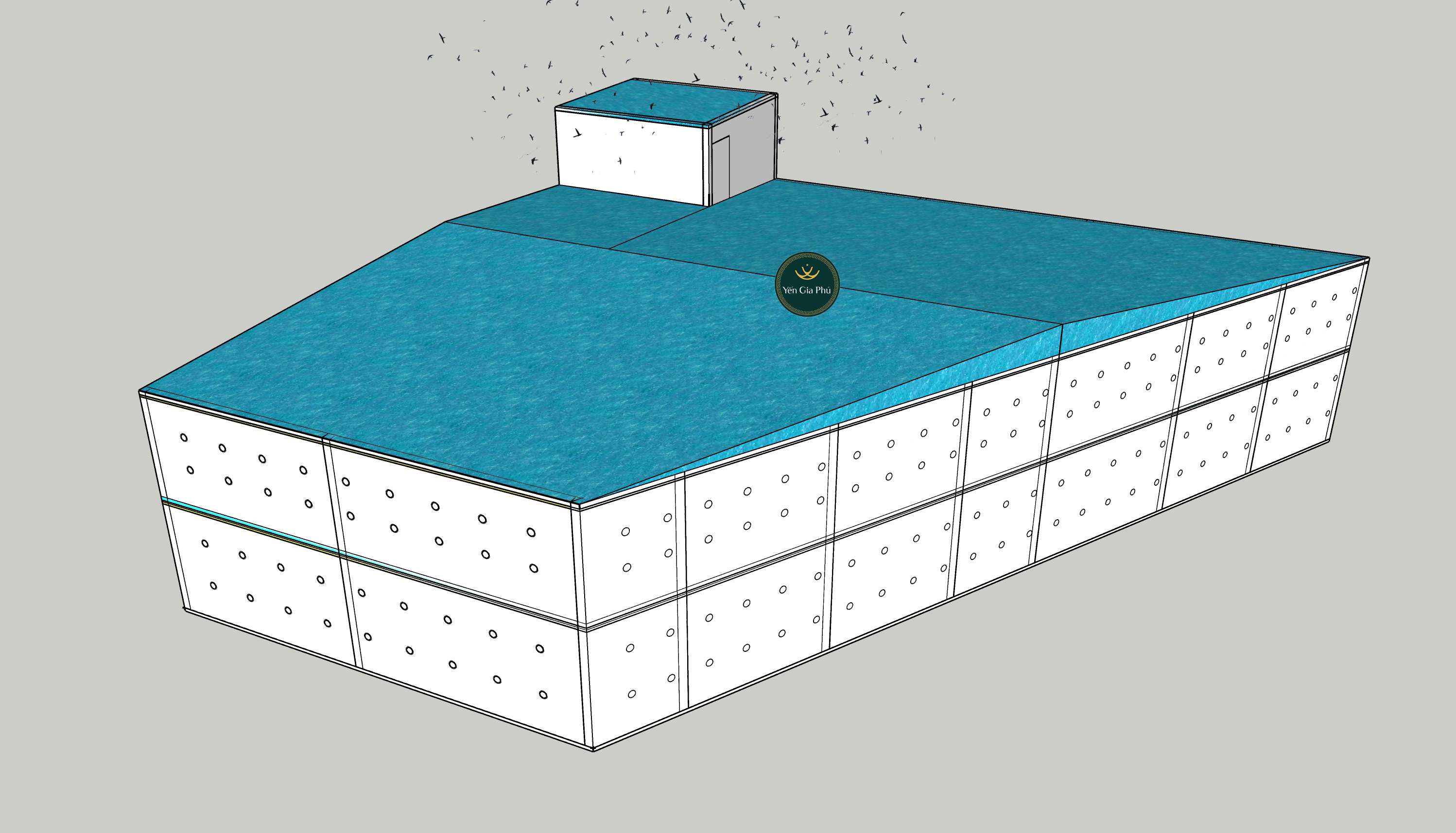 BẢN VẼ NHÀ YẾN 10X20X3