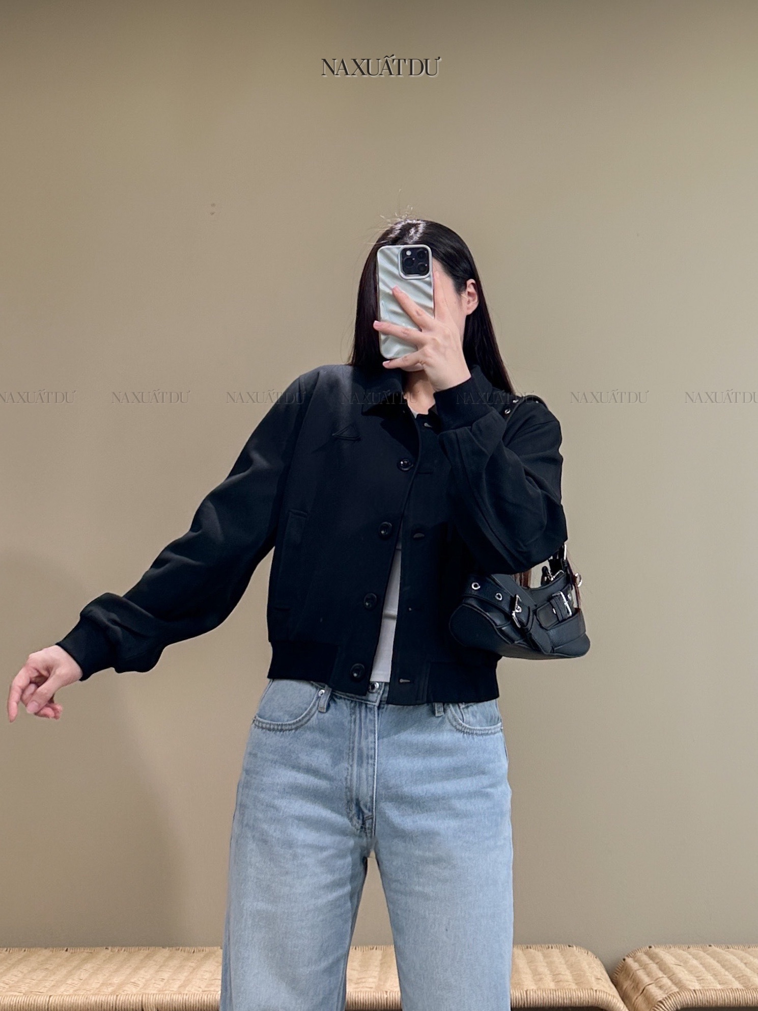 Áo khoác da lộn - A666