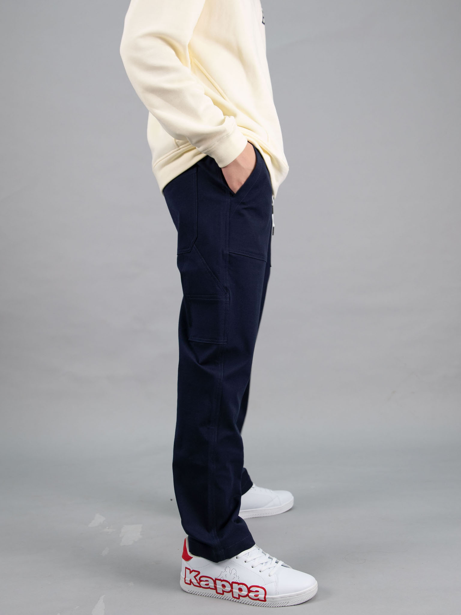 Quần kaki xanh đen túi ốp