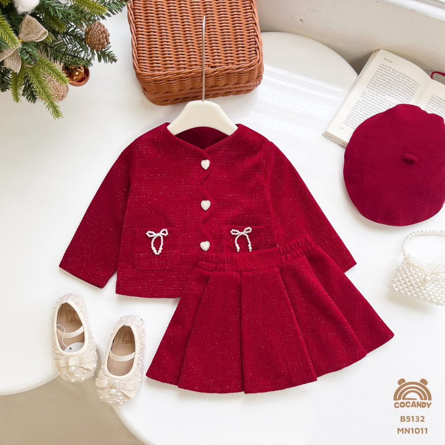 Bộ dài nhung ĐỎ nẹp thân sóng_thumbnail_5