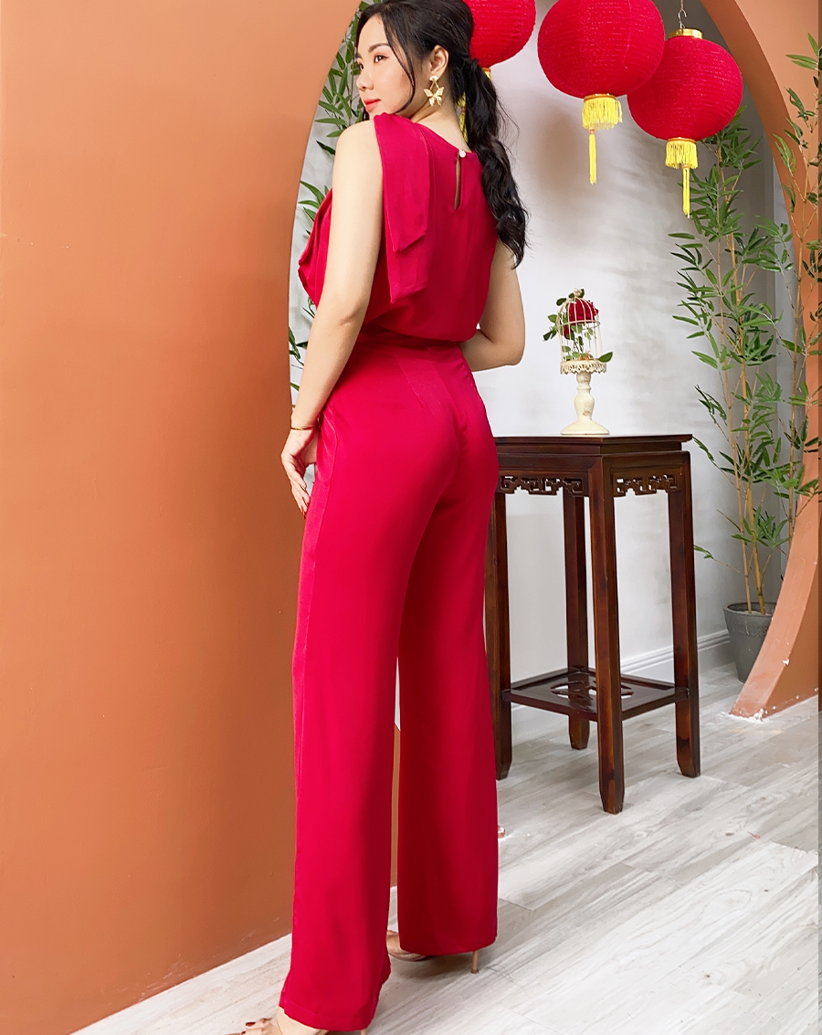 Set bộ đồ quần dài ống loe áo nơ_thumbnail_7