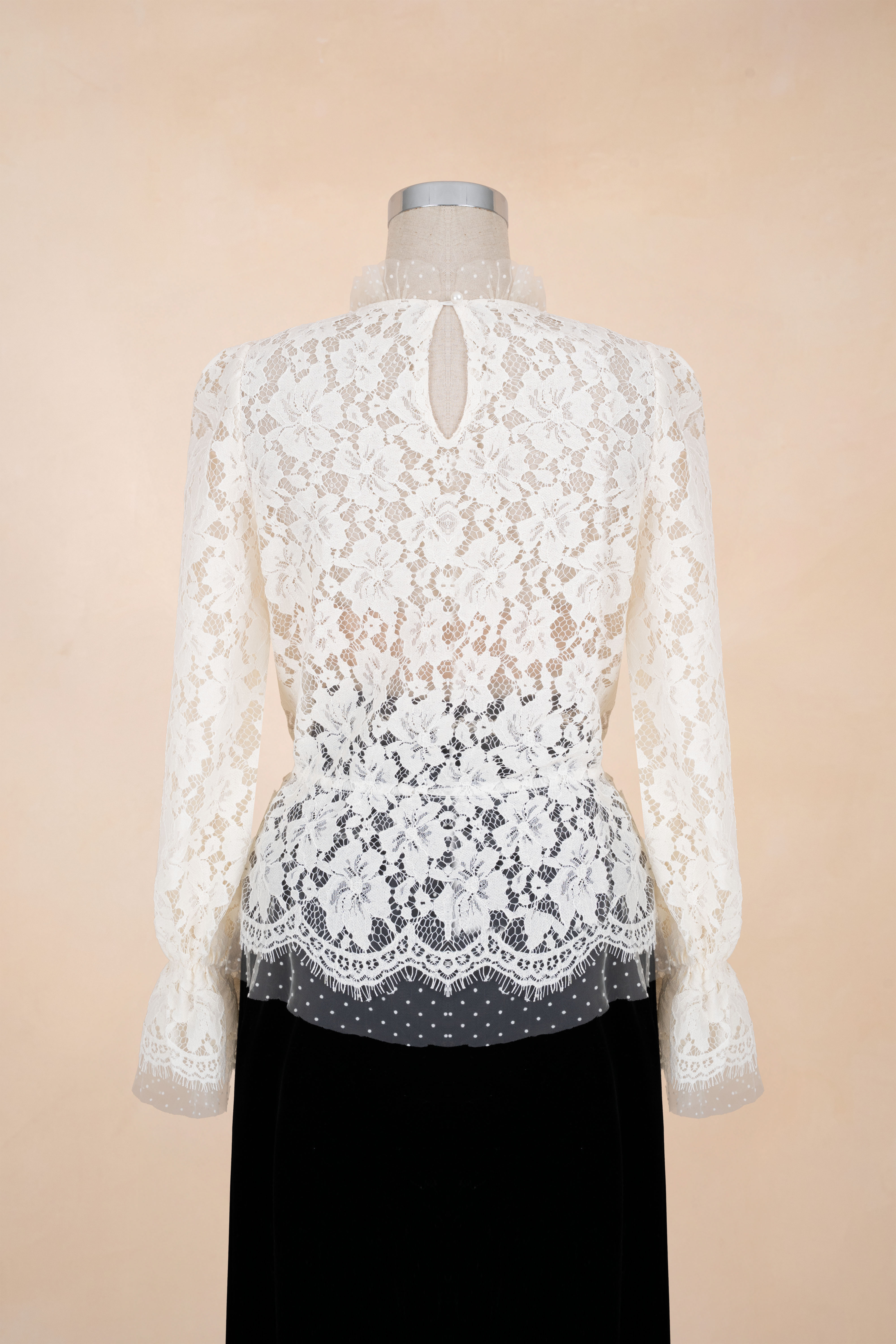 Áo Ren Hoa Phối Lưới Dây Eo_thumbnail_2