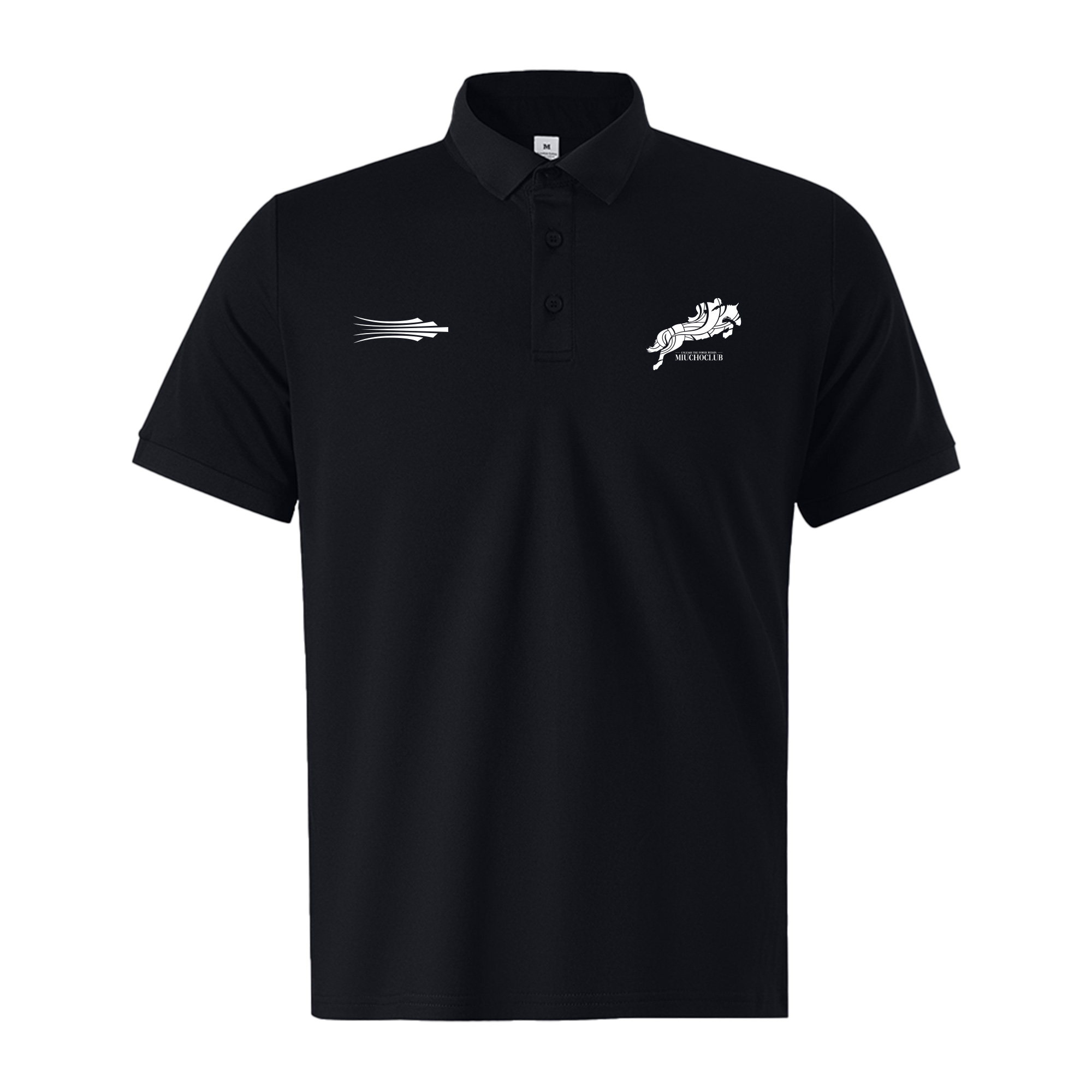 Áo polo nam trẻ trung form vừa 2262 Miucho Iconic vải cá sấu polyester co giãn thoáng mát in mix_thumbnail_7