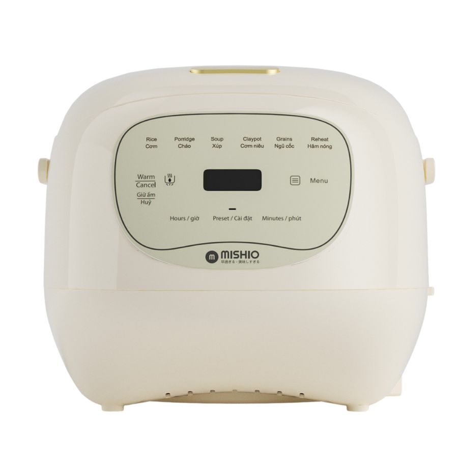 Nồi cơm điện lòng sứ dưỡng sinh 1.2L Mishio MK381 tặng kèm nồi hầm chậm 1Lít_thumbnail_13