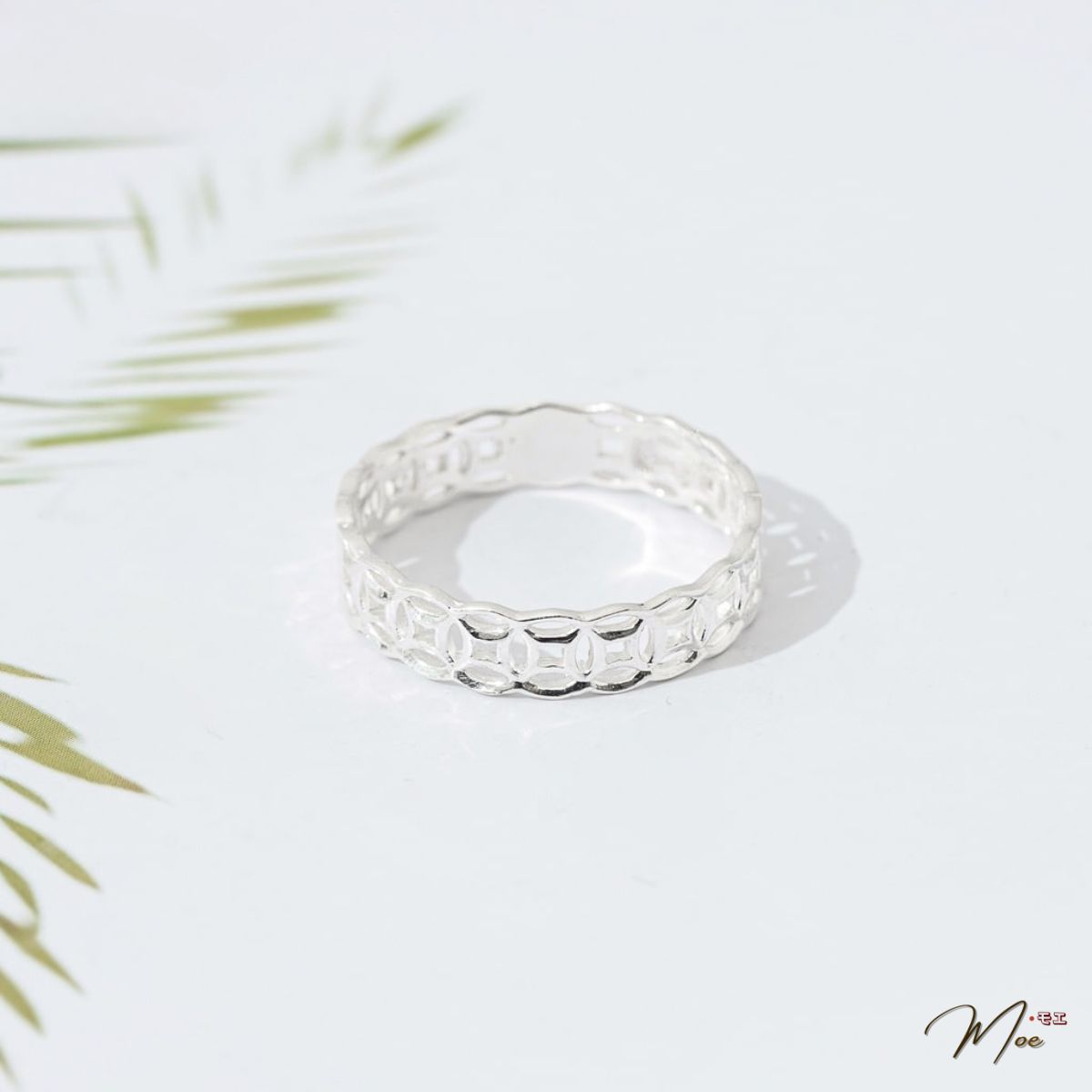 N151 - Nhẫn kim tiền liền trơn basic_thumbnail_2