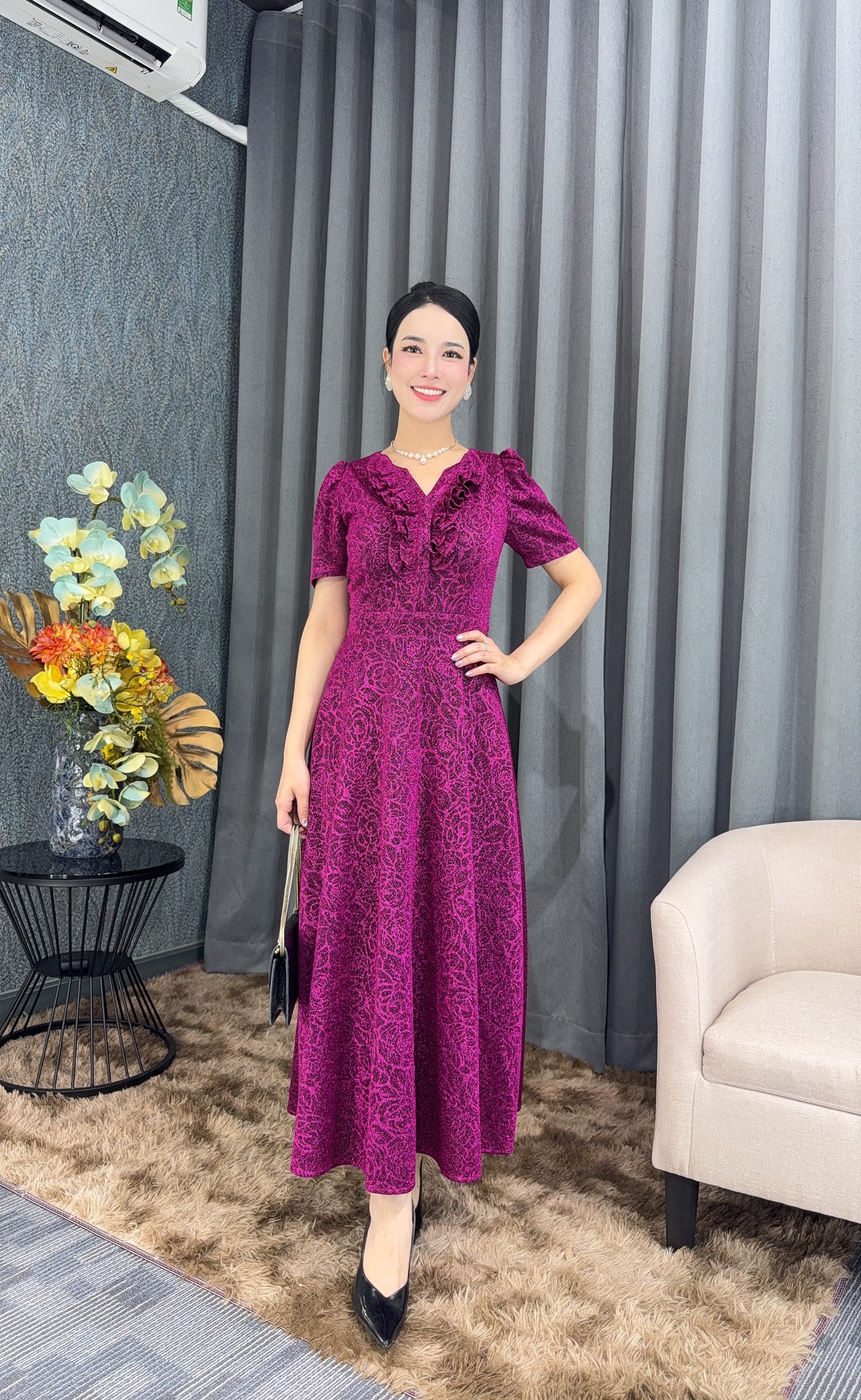 Đầm xòe - Y2037 - Thương hiệu Zonbig