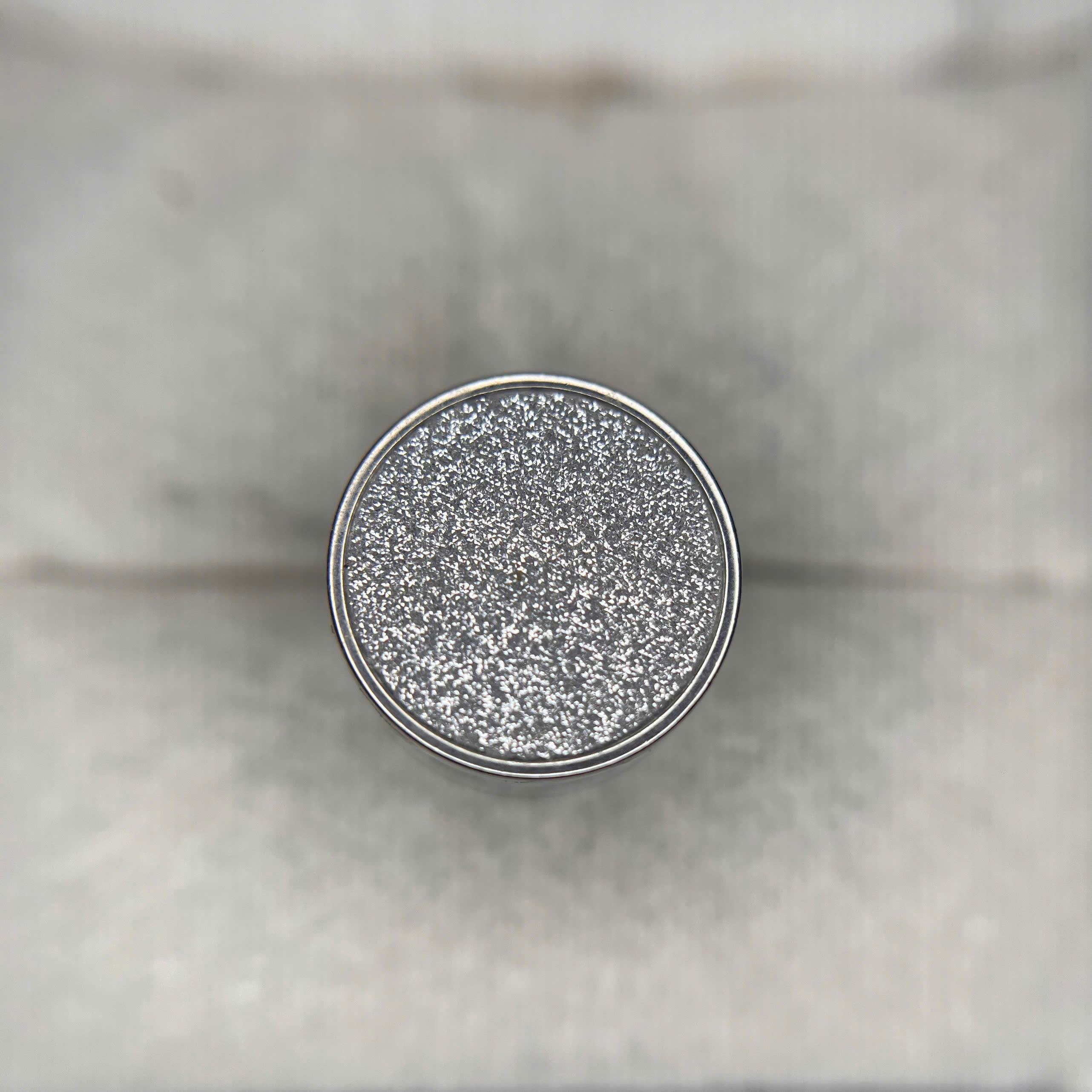 Khuyên nong kim sa trắng size 10.