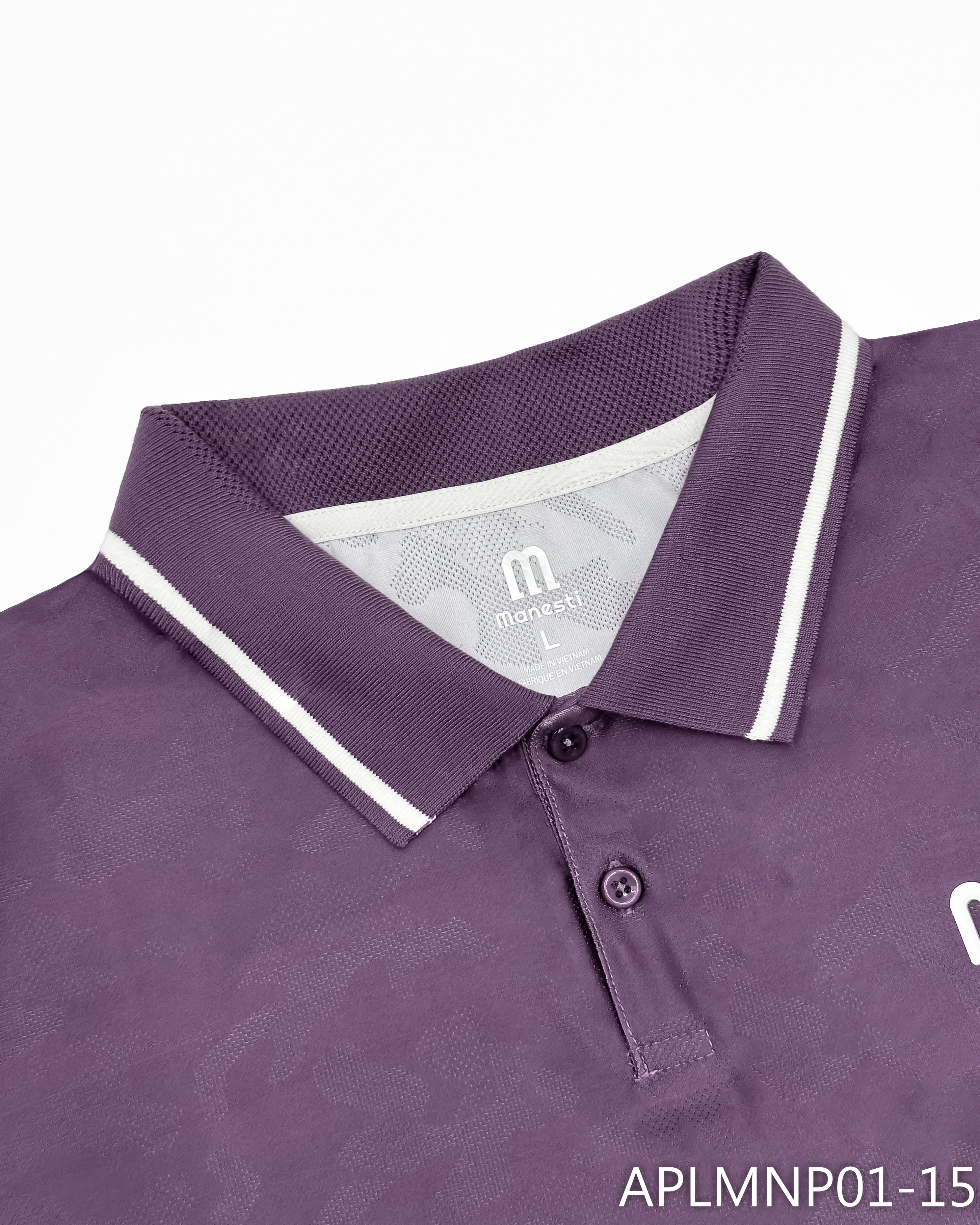 Áo polo thể thao nam phối màu chơi Picklebal/Tennis Manesti_thumbnail_26