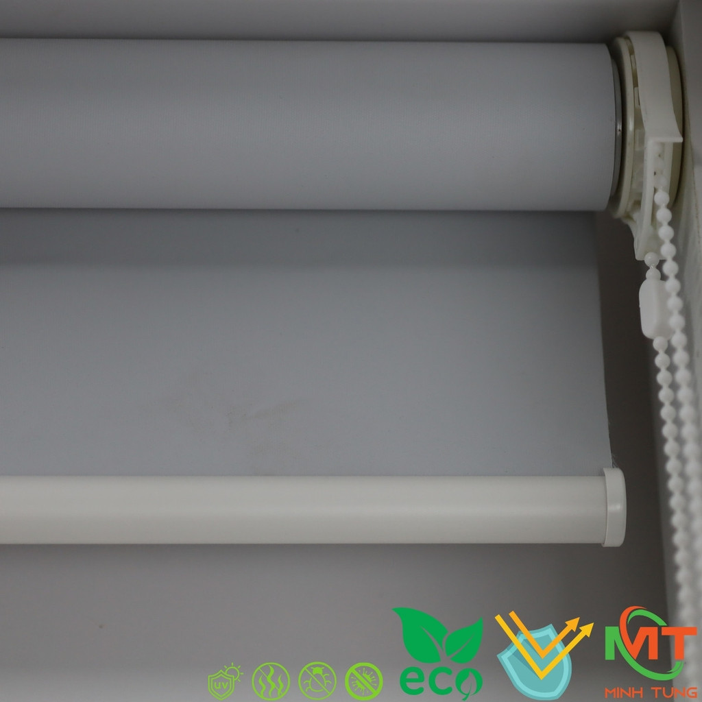 Rèm cuốn không khoan 0611R120125130G rộng 1.2-1.3m cản sáng cao, lắp đặt dễ dàng