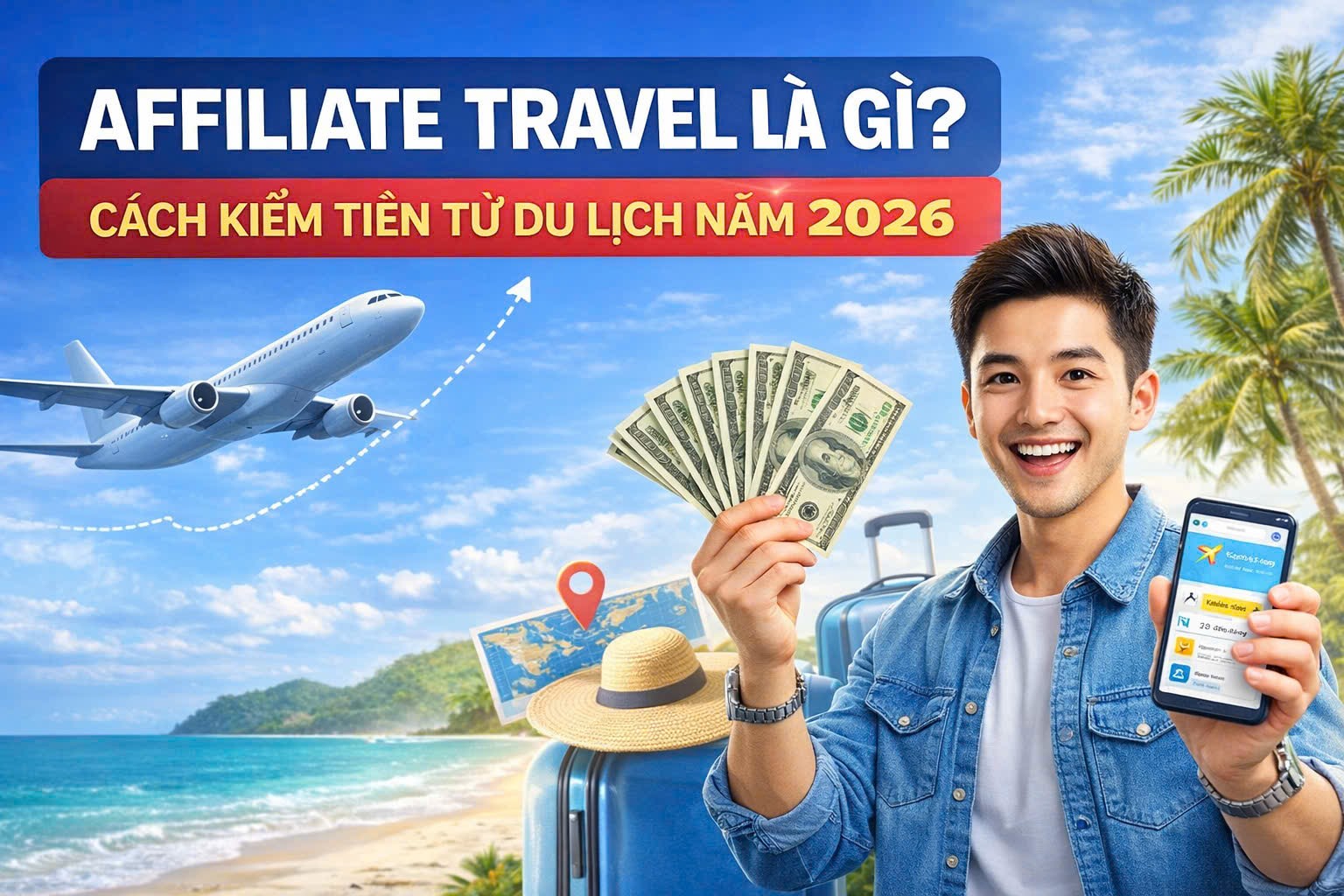 Affiliate Travel là gì? Cách kiếm tiền từ du lịch 2026