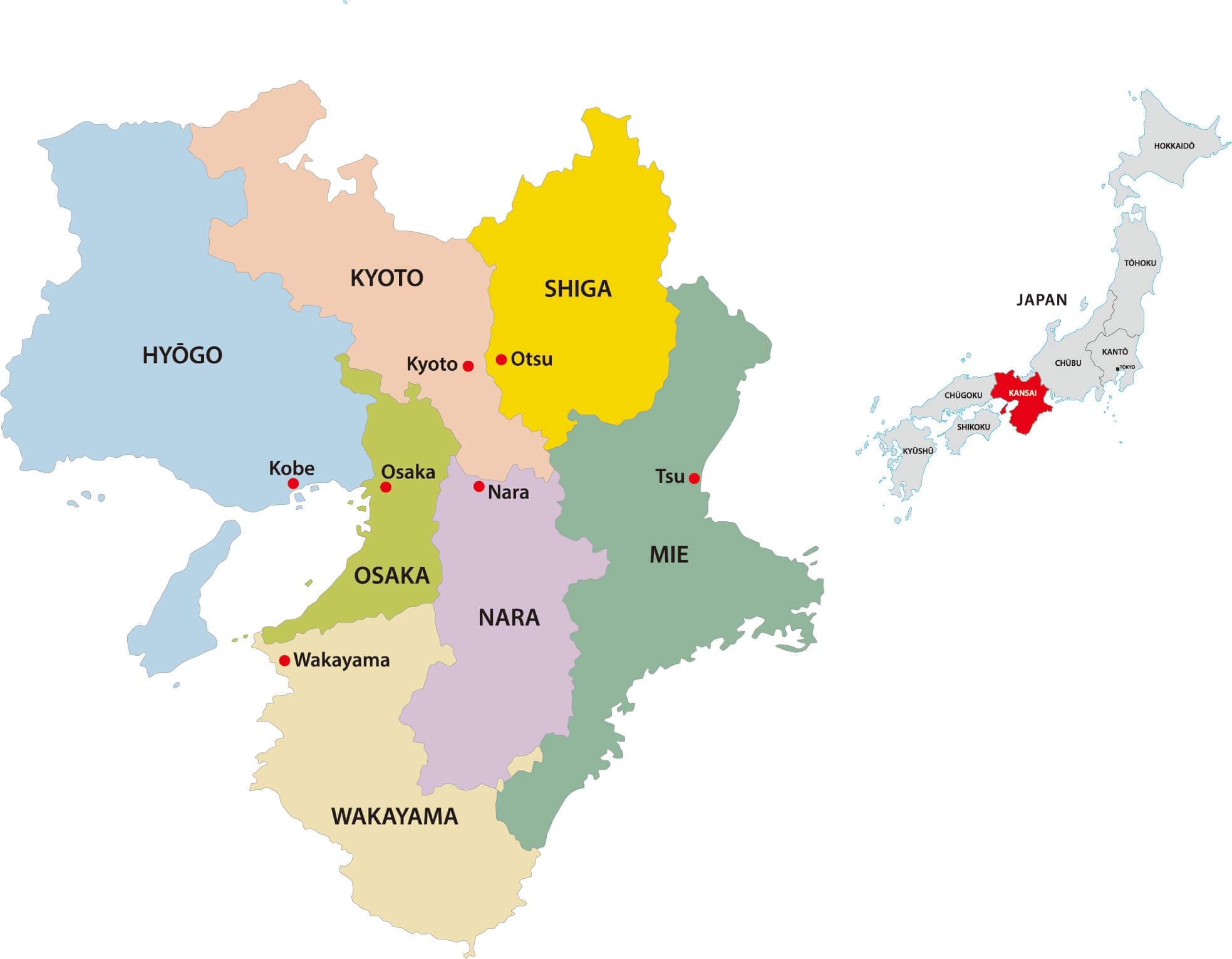 BOC'S NEW: TÌM HIỂU VỀ VÙNG KANSAI (KINKI) NHẬT BẢN