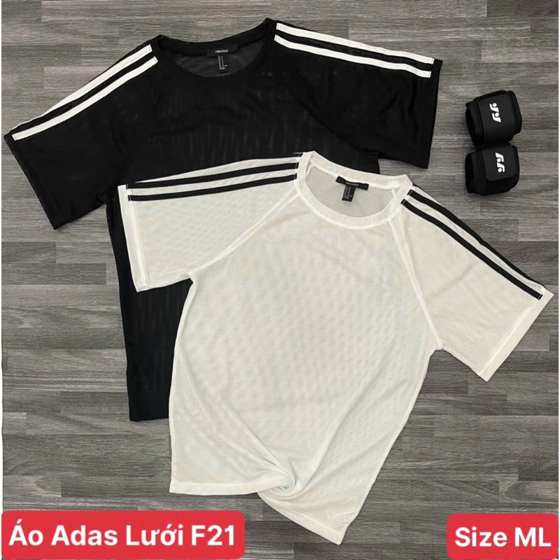 Áo Tank Thể Thao Lưới Tay Ngắn Phối 3 Sọc_thumbnail_4