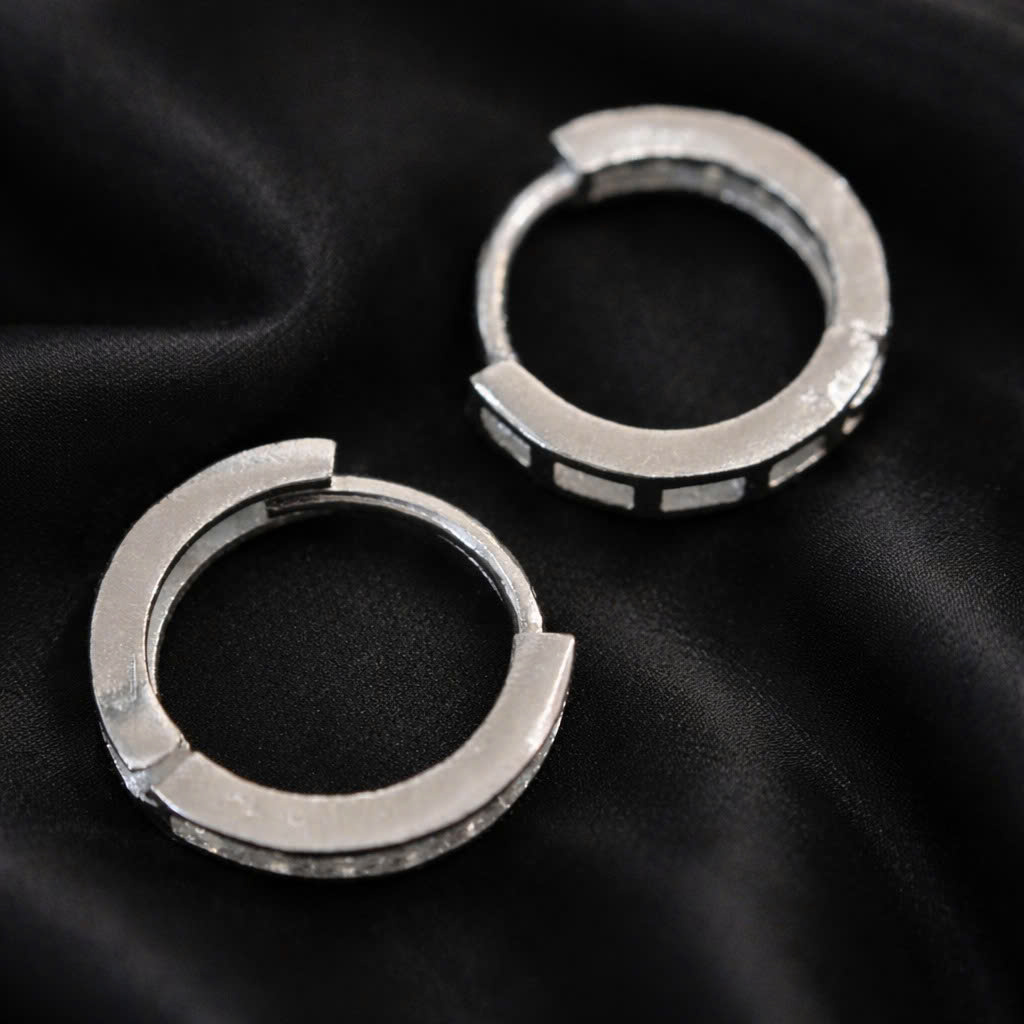 Khuyên vòng bạc xi kim nửa vòng đá khối 10mm_thumbnail_1